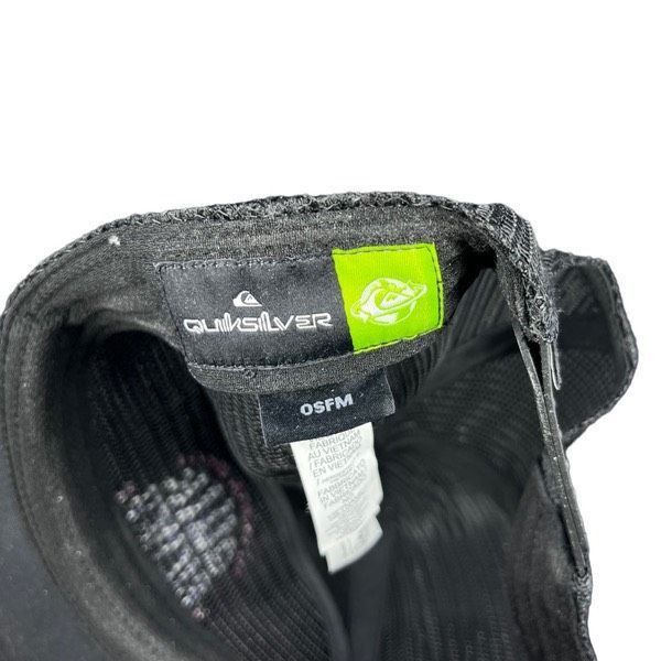 Quiksilver Quiksilver black corduroy snapback trucker hat Size ONE SIZE - 6 Thumbnail