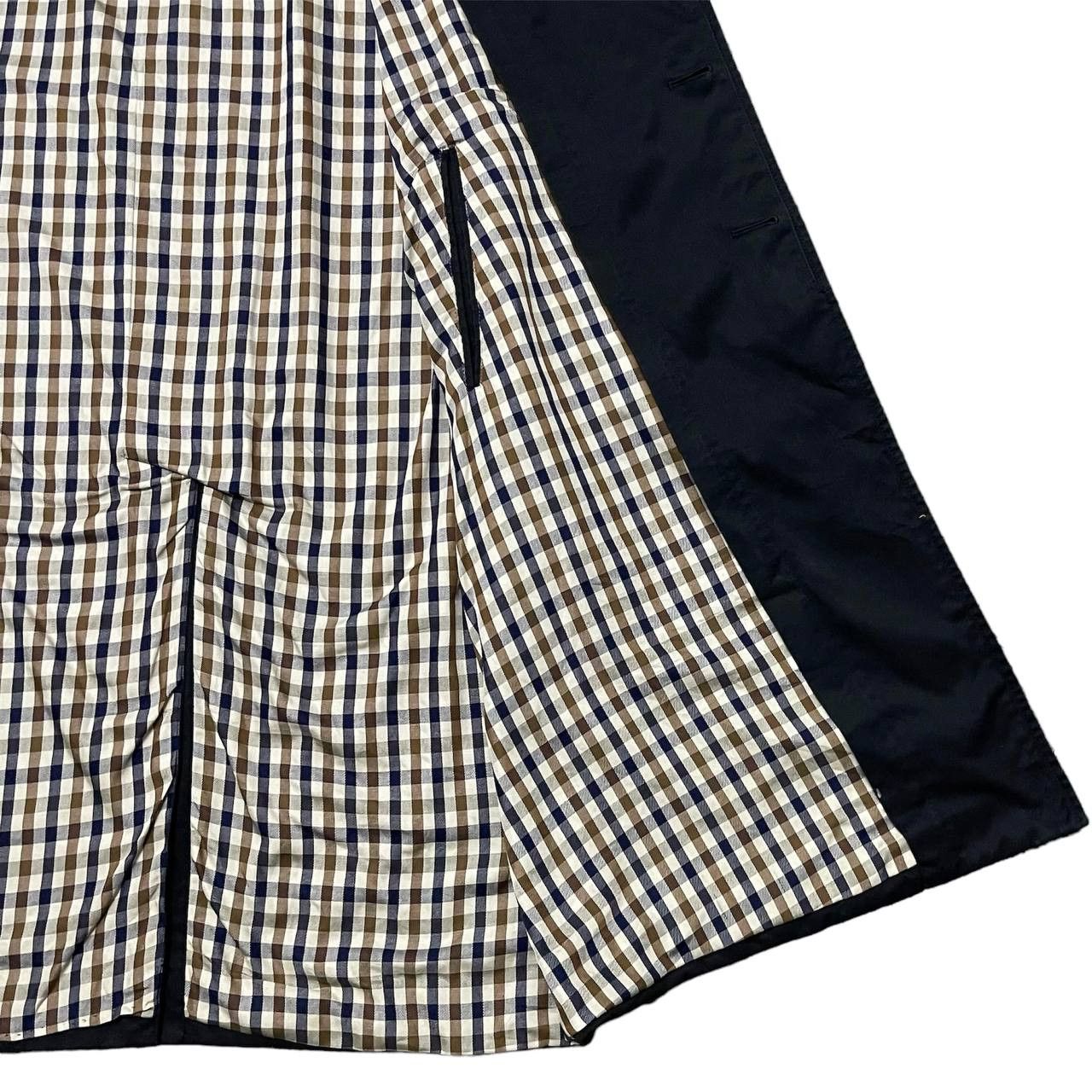 Aquascutum Vintage Aquascuntum London Trench Coat Checkered Size US L / EU 52-54 / 3 - 9 Thumbnail