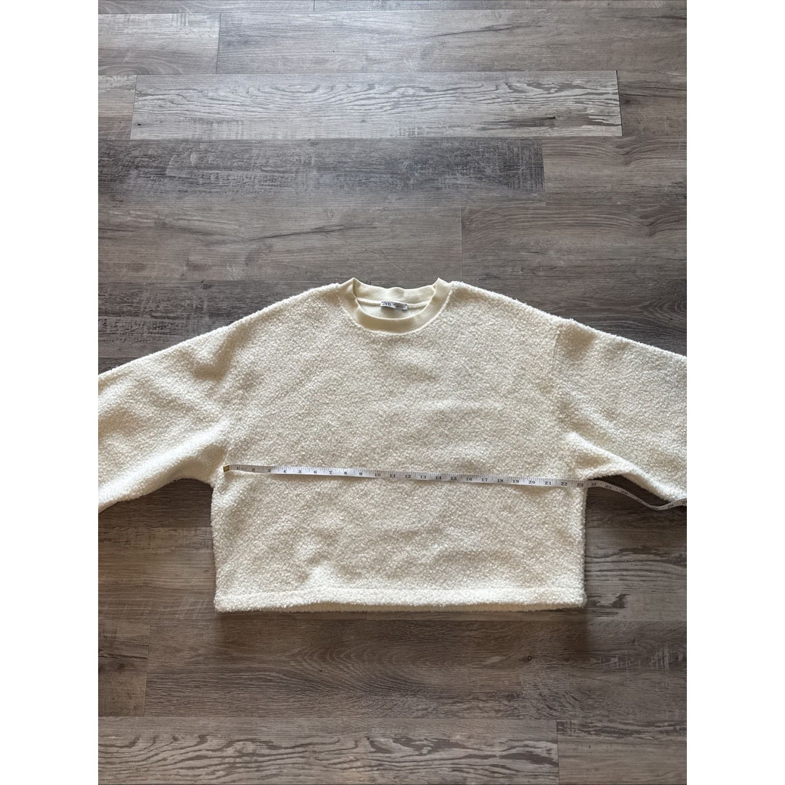 Zara Zara White Sweater Size L Brand New Without Tag Size L / US 10 / IT 46 - 2 Thumbnail