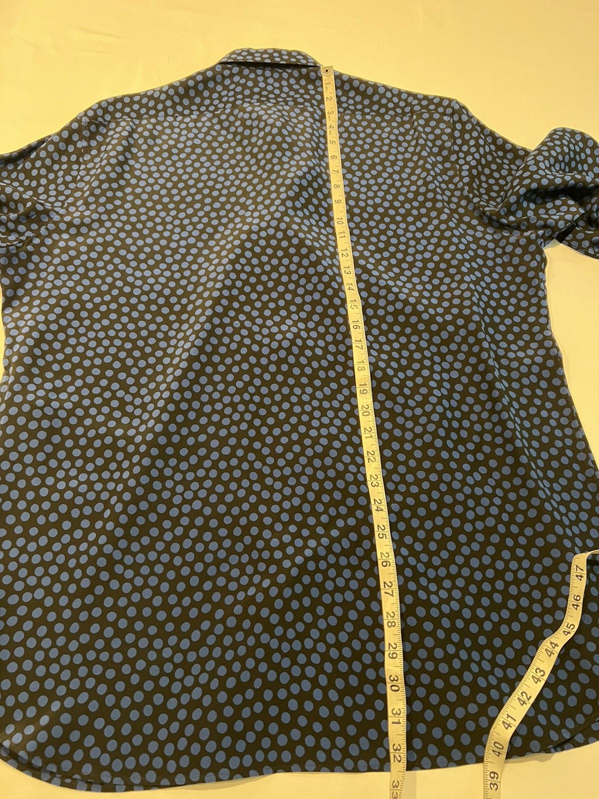 Saint Laurent Paris Saint Laurent silk loose fit dot shirt. 43/17. $1290 Size US XL / EU 56 / 4 - 9 Thumbnail