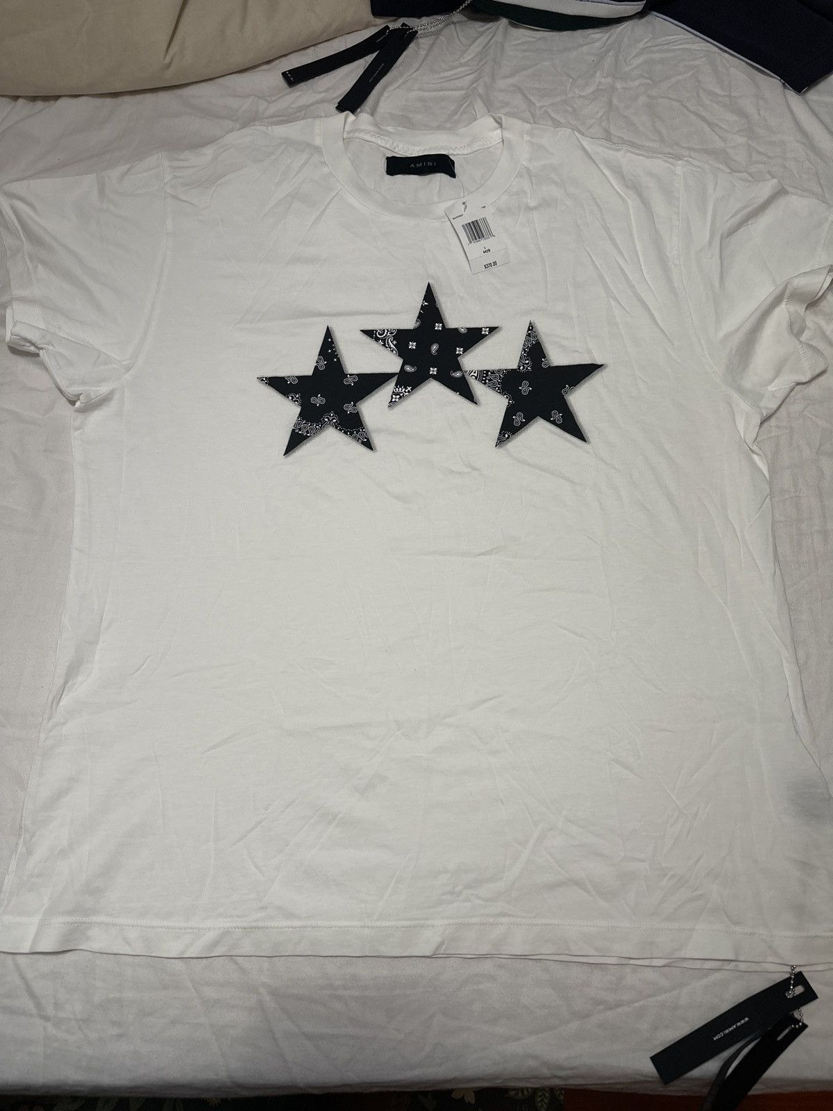 Amiri Amiri Bandana Stars t-shirt tee Size US L / EU 52-54 / 3 - 1 Thumbnail