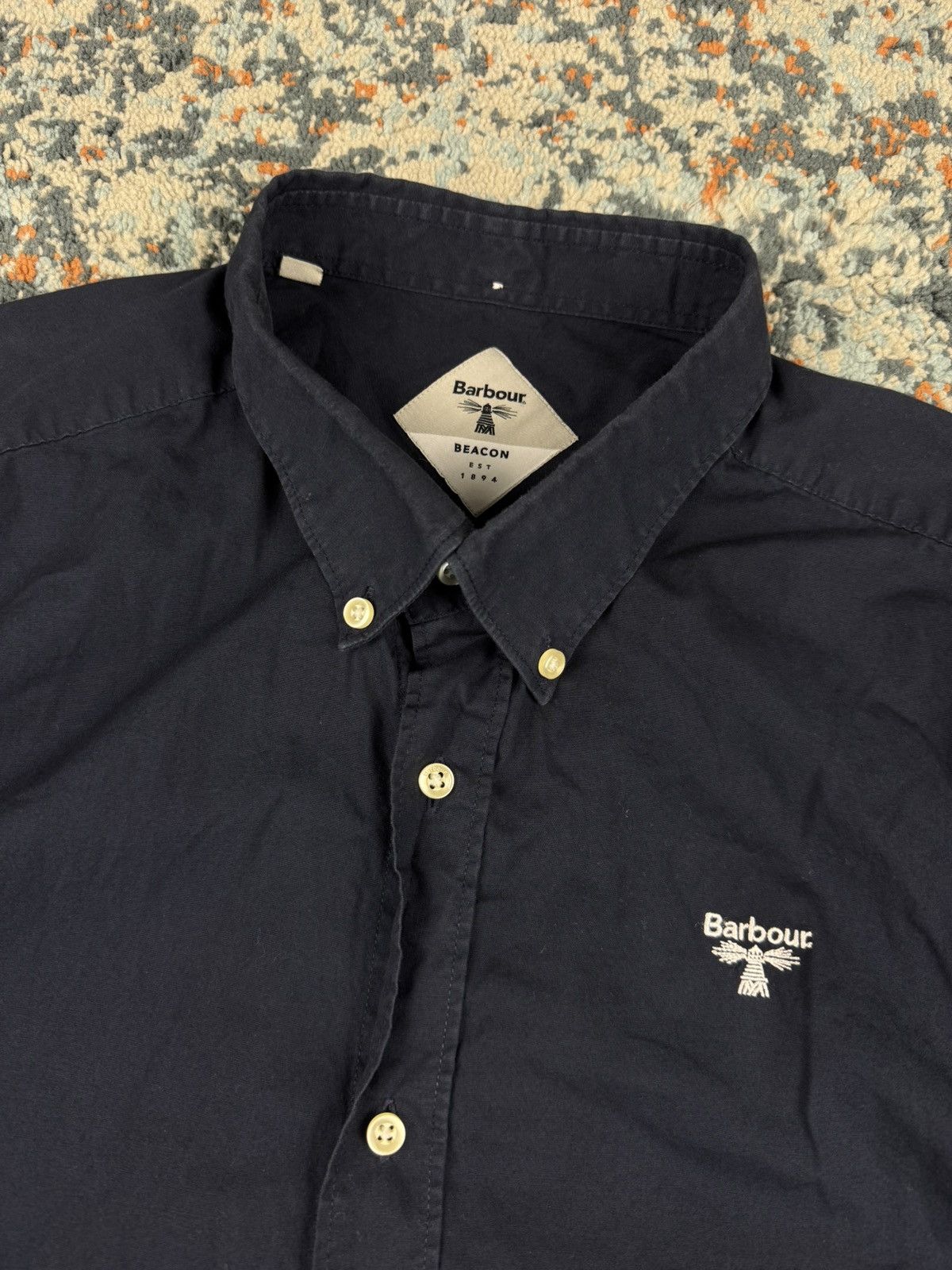 Barbour × Vintage Vintage y2k Barbour short sleeve button shirt old money Size US XL / EU 56 / 4 - 5 Thumbnail