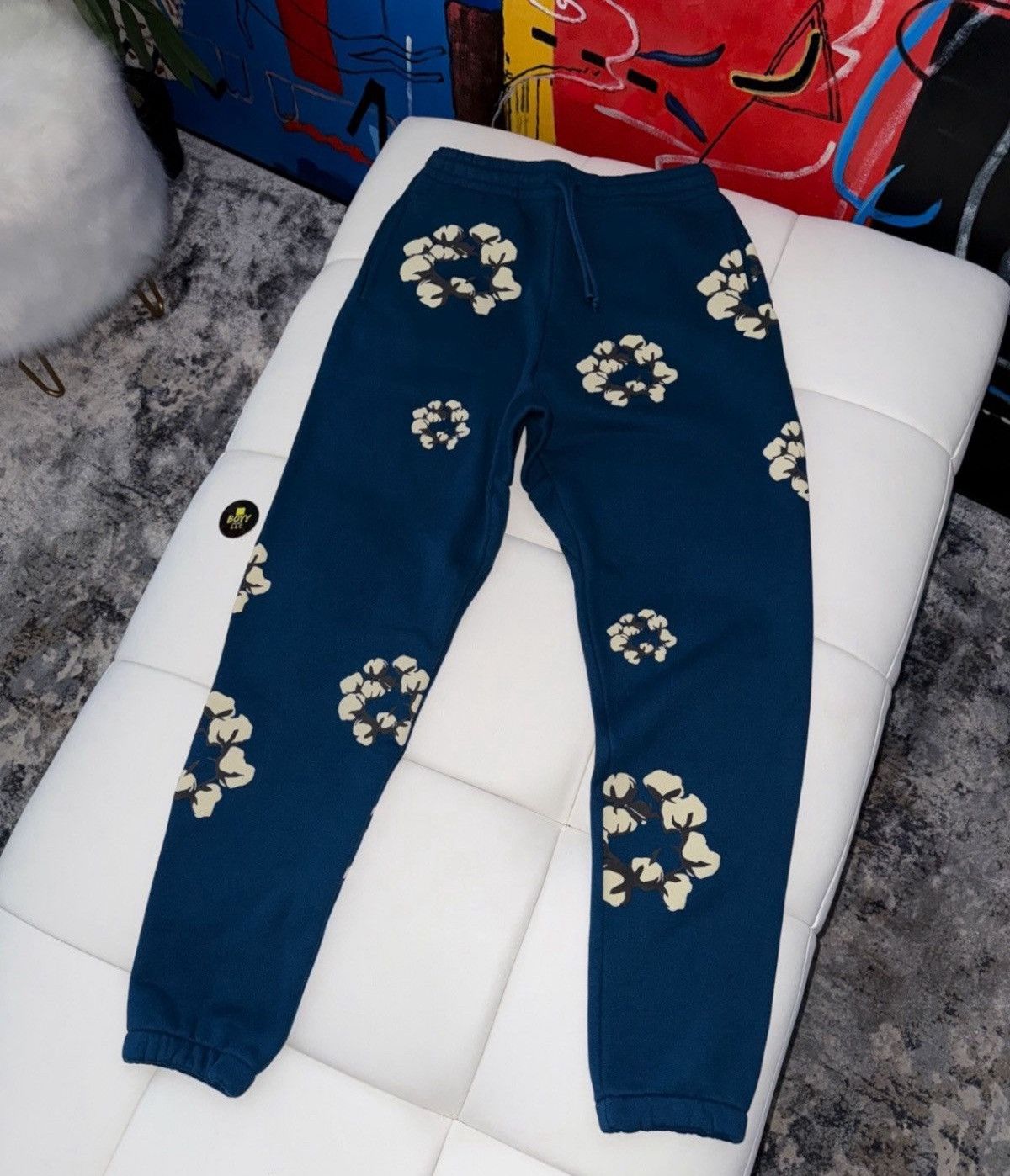 Cactus Plant Flea Market × DENIM TEARS Wreath sweatpants Size US 30 / EU 46 - 1 Thumbnail