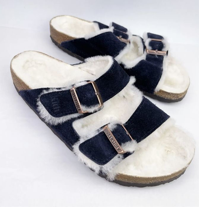 Kith Kith x Birkenstock Arizona Shearling Sandals | Grailed