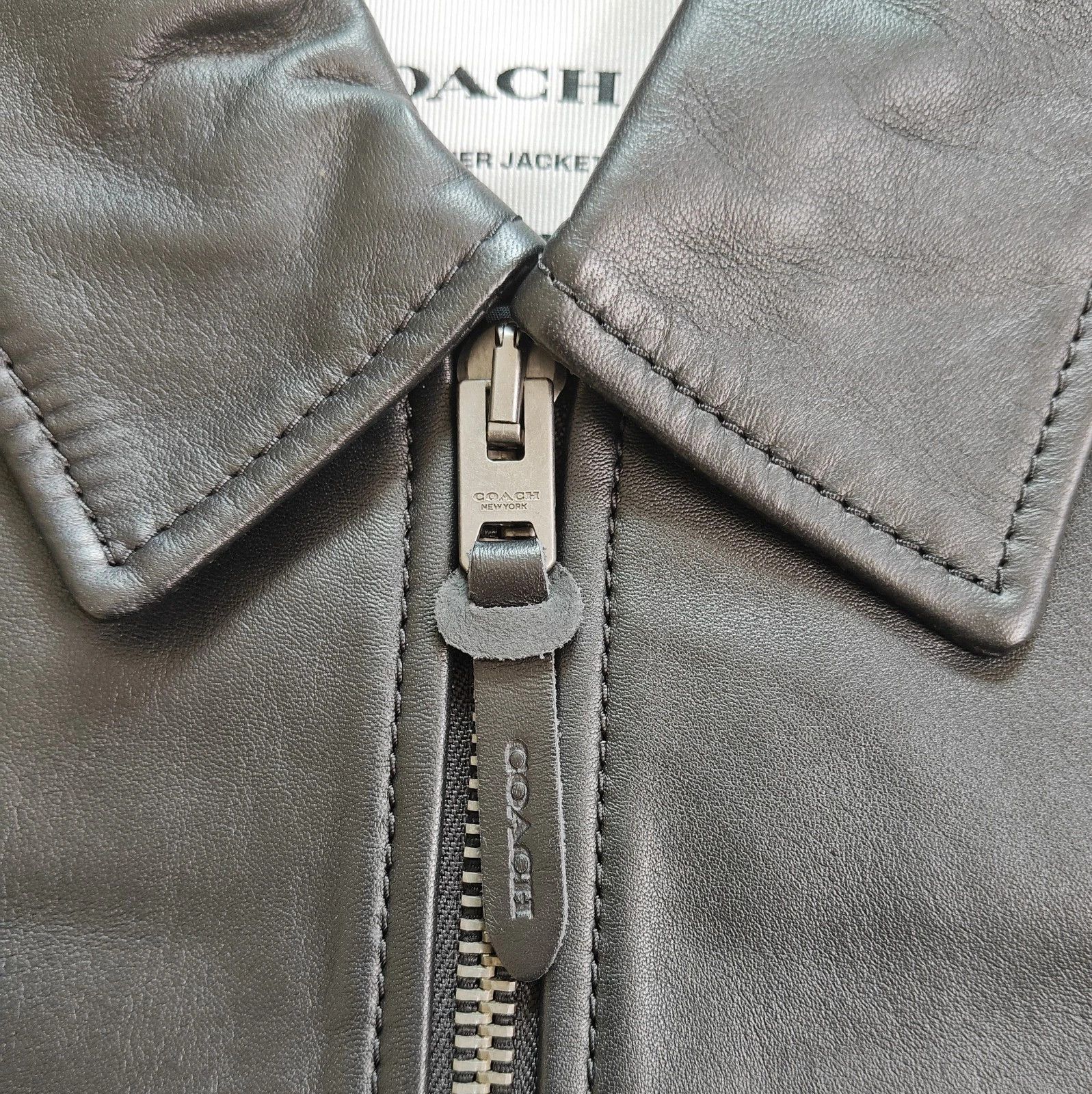 Coach Coach Leather Jacket FTP 5061 Size US XS / EU 42 / 0 - 2 Thumbnail