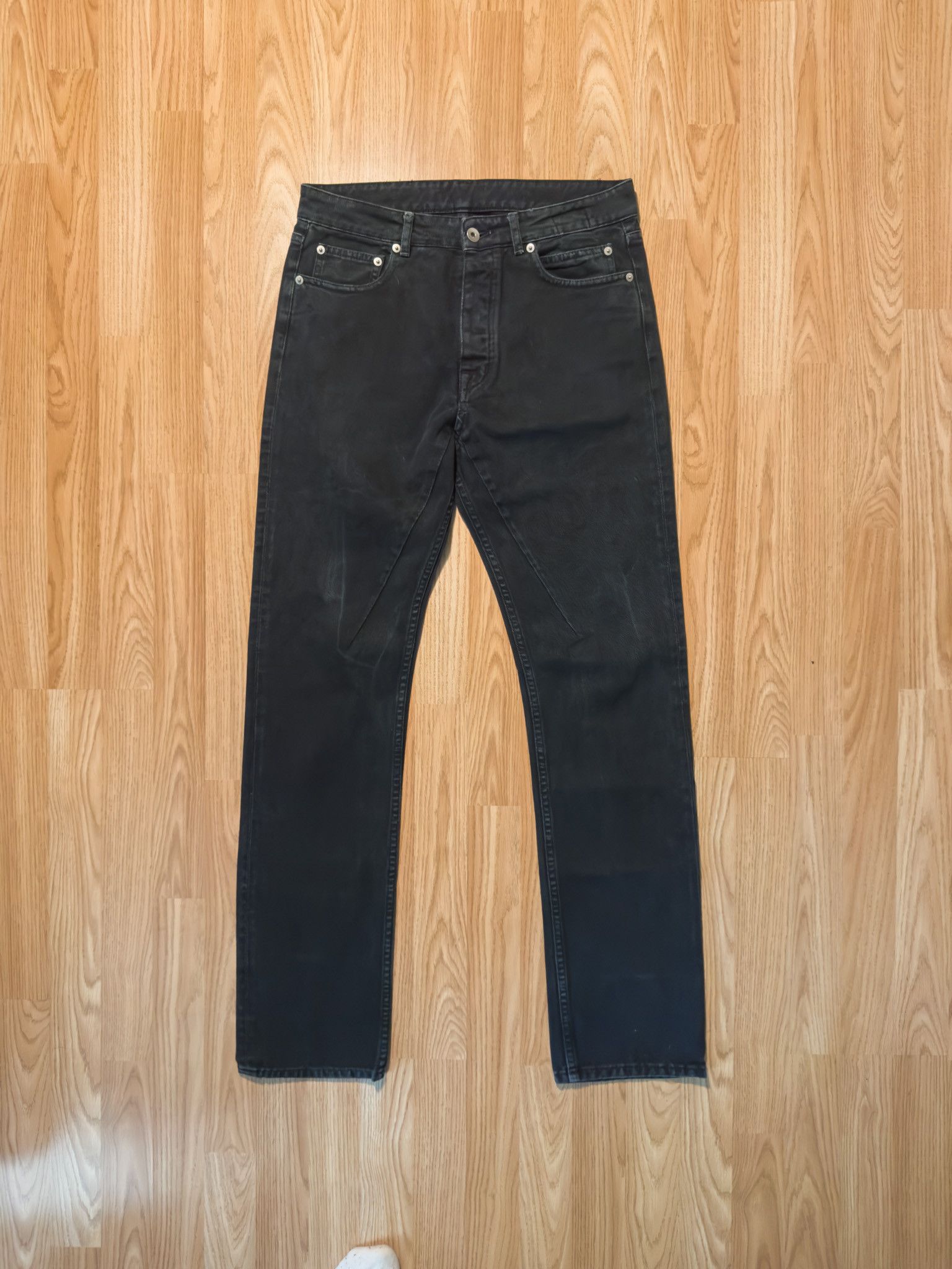 希少‼️Rick Owens DRKSHDW TORRANCE CUT sbw Rick Owens DRKSHDW Torrance Cropped Cut Unwashed Blue 30 X