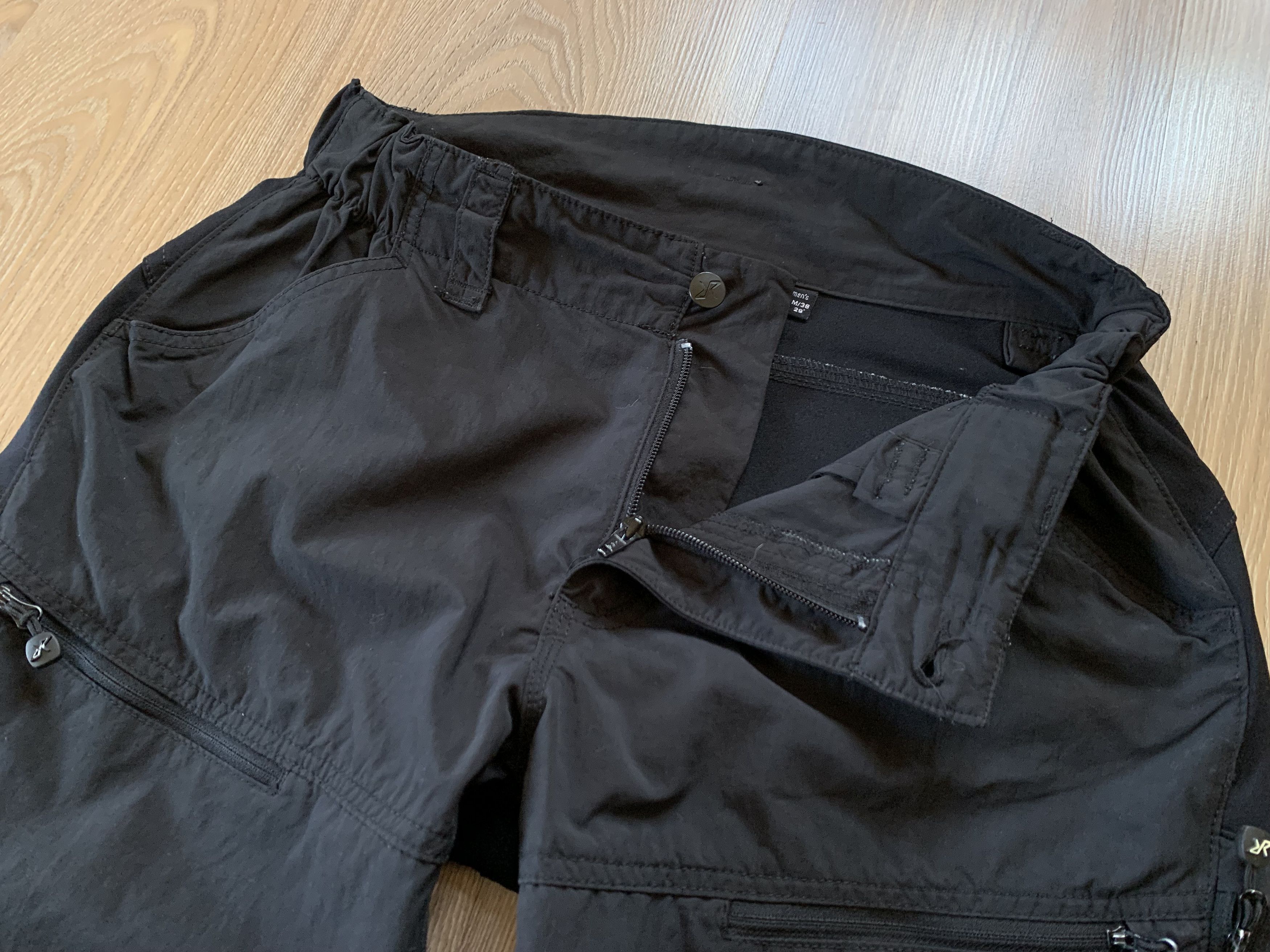 Reebok × Vintage Reebok Womens Black Softshell Trackking Pants Size 29" - 5 Thumbnail