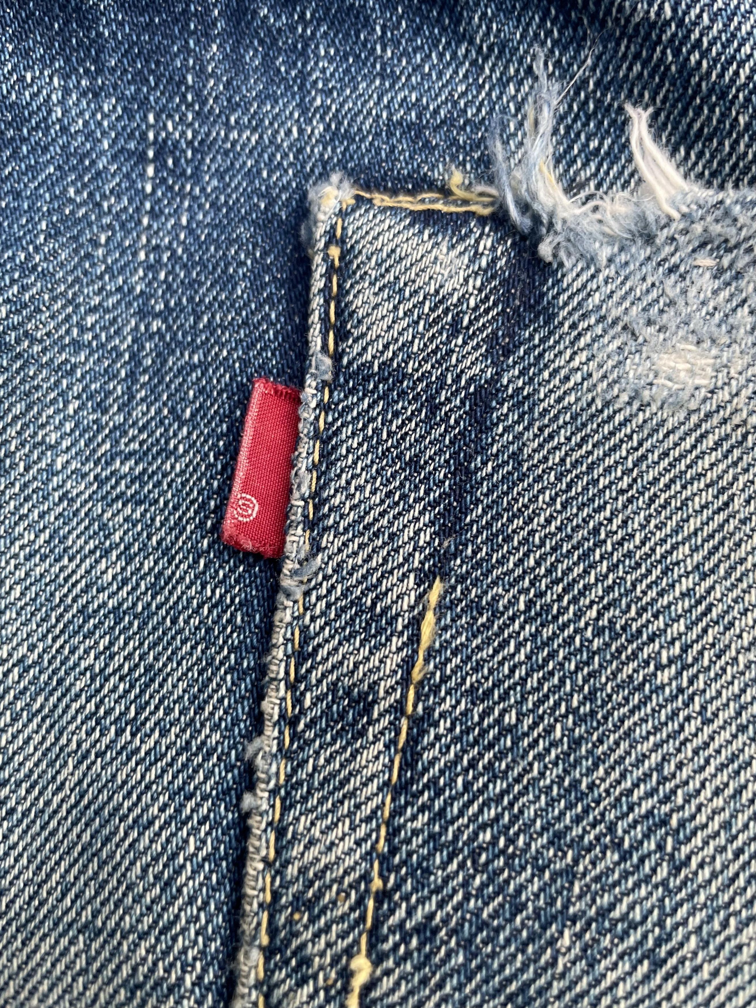 The Silver Stone Vintage Selvedge Silverstone Distresed Denim Size US 30 / EU 46 - 19 Thumbnail