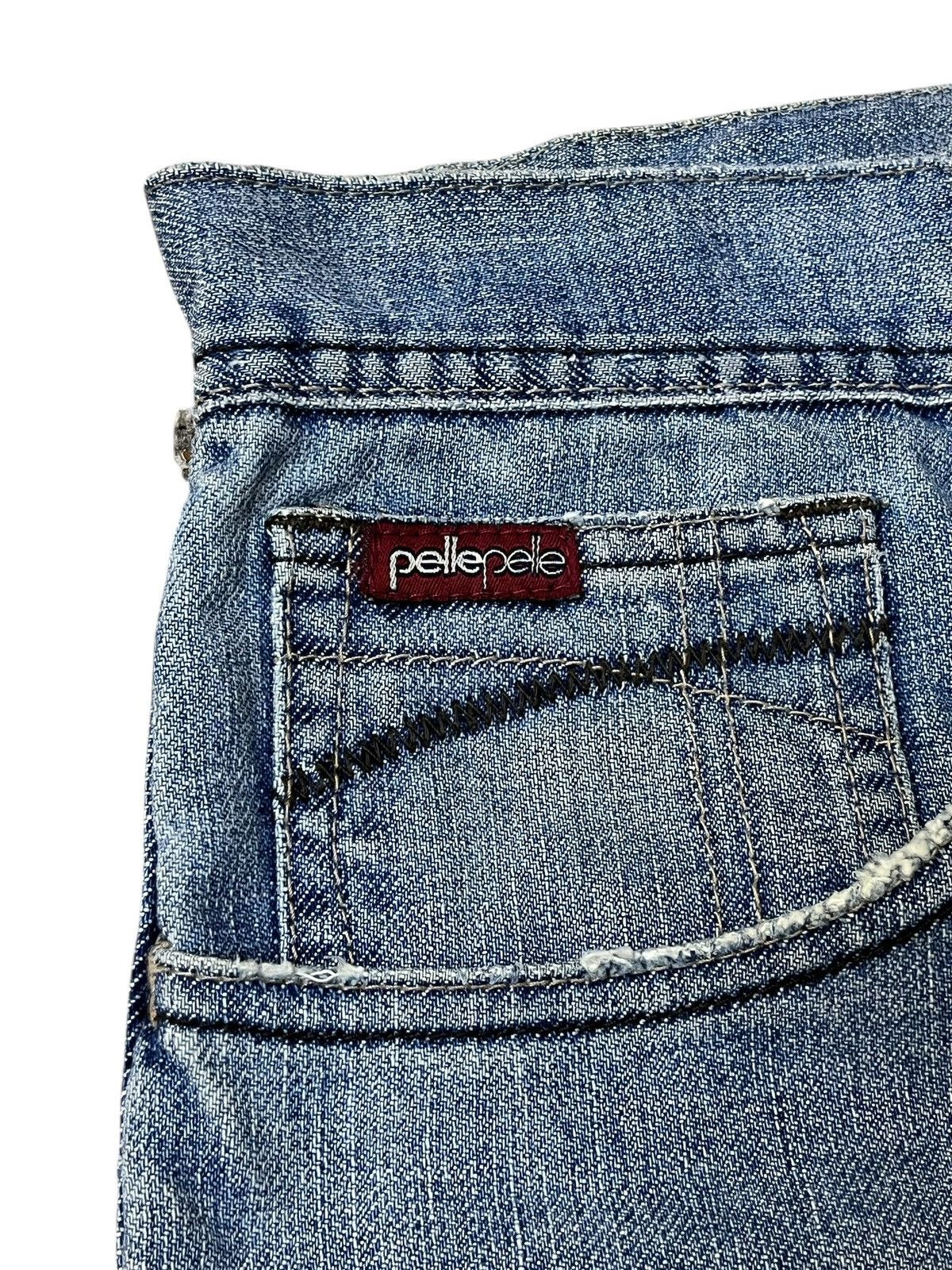 Marc Buchanan BAGGY🔥PELLE PELLE MARC BUCHANAN lot 0002 dirty baggy jeans Size US 37 - 7 Thumbnail