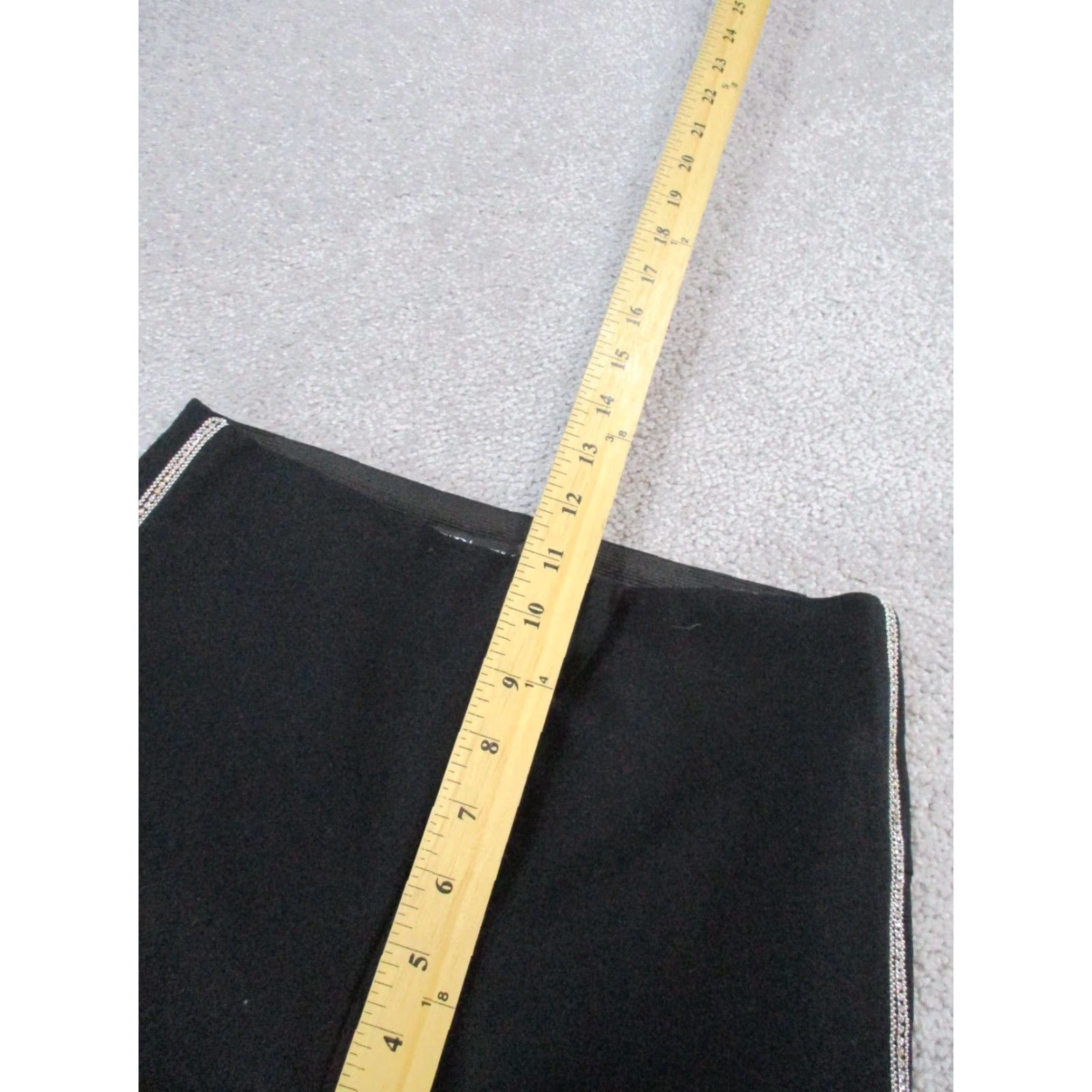 Zara Zara Leggings Womens Medium Black Studded Side Stripe Size 32" / US 10 / IT 46 - 5 Thumbnail