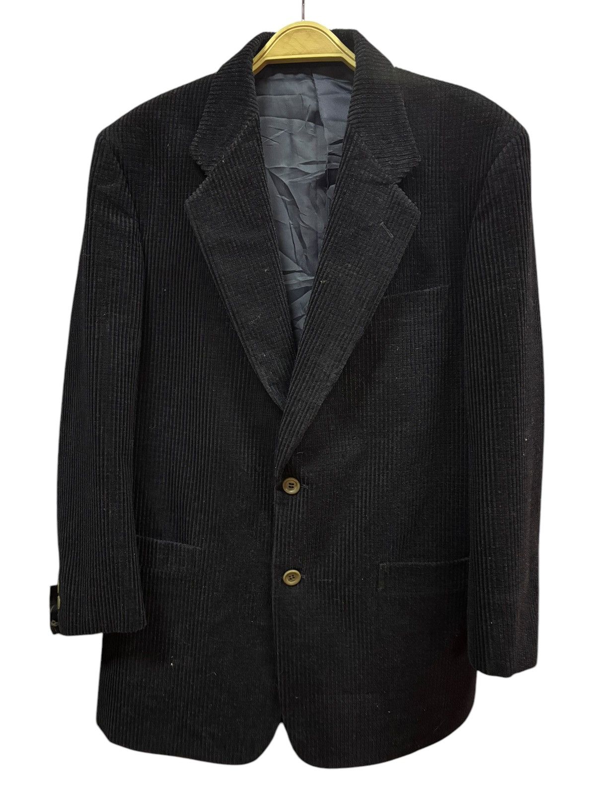 Lanvin 90s Vtg Lanvin Paris Single Breasted Corduroy Coat Size US S / EU 44-46 / 1 - 1 Thumbnail