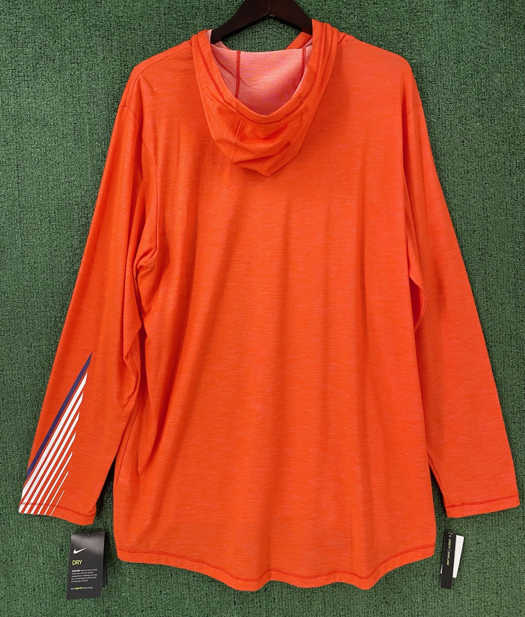 Nike NEW Nike Clemson Tigers Hooded Long Sleeve T-Shirt XL Size US XL / EU 56 / 4 - 6 Thumbnail