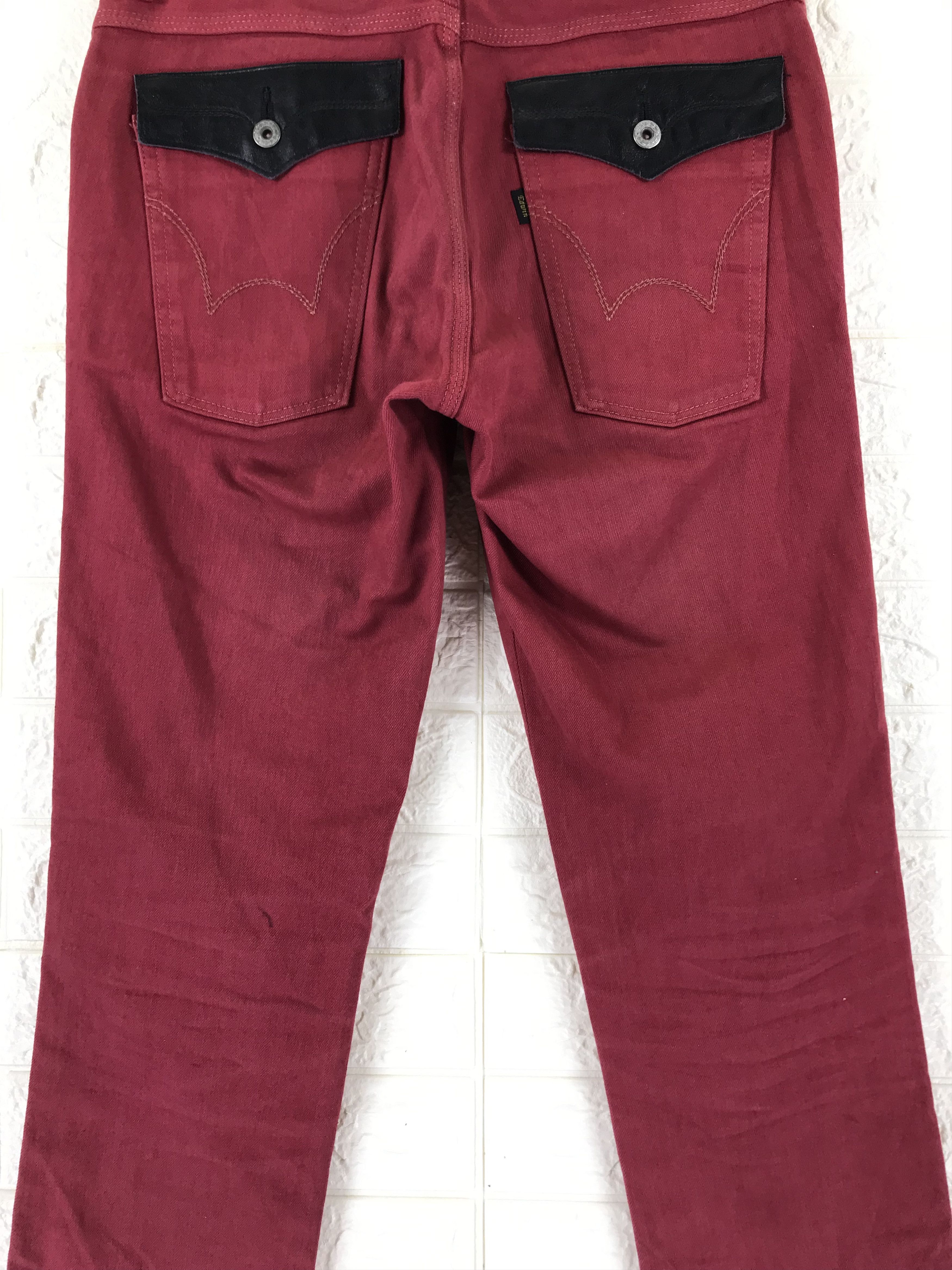 Edwin Vintage Edwin 503 Red Jeans Size US 32 / EU 48 - 7 Thumbnail