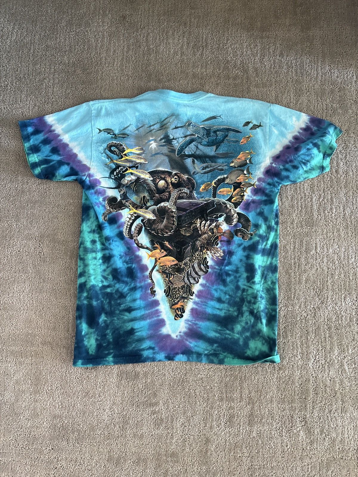 Liquid Blue × Vintage Y2K liquid blue t-shirt Size US M / EU 48-50 / 2 - 2 Thumbnail