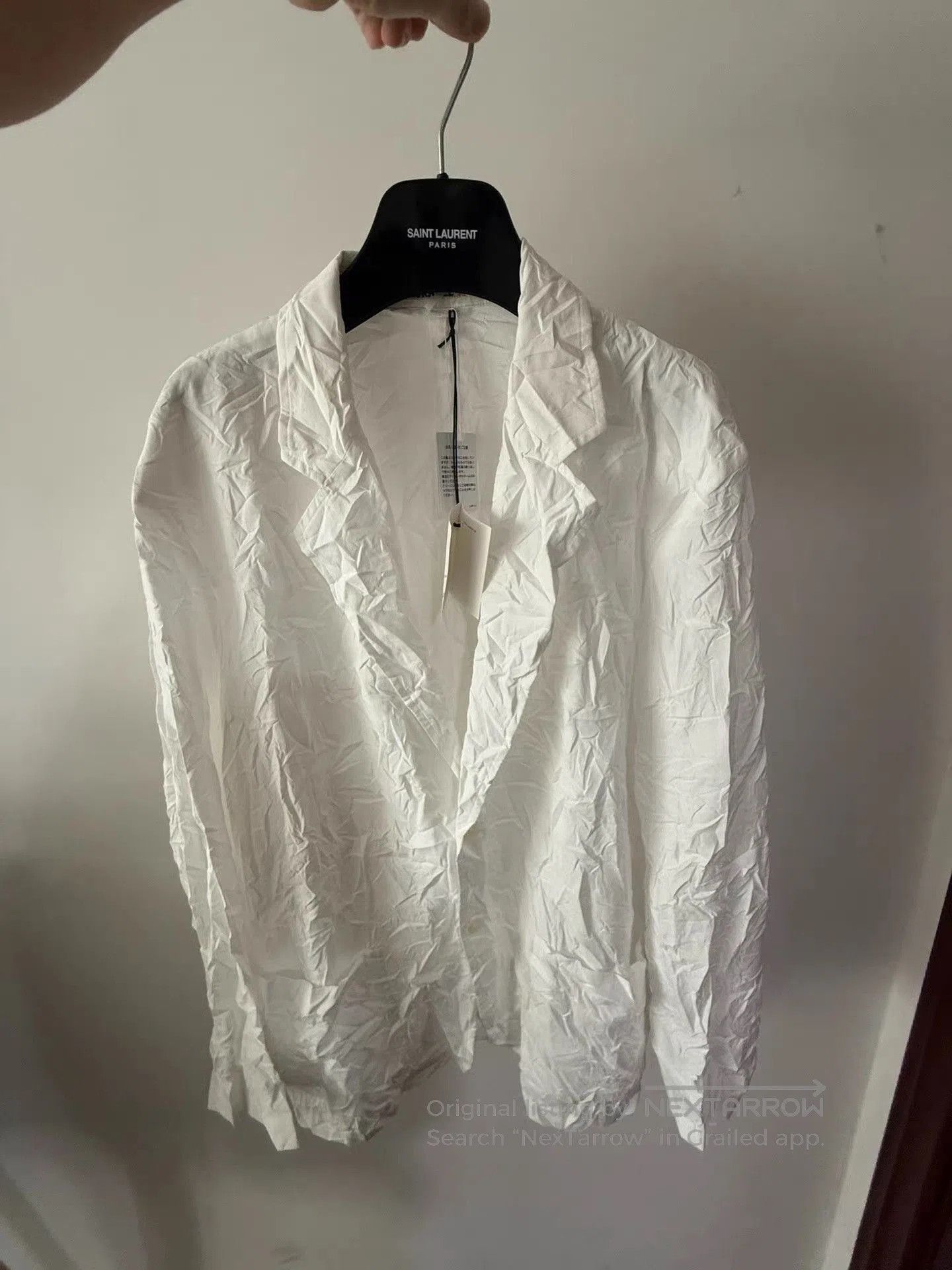 Auralee White Long Sleeve Button-Up Shirt XXL. Size US XXL / EU 58 / 5 - 1 Thumbnail