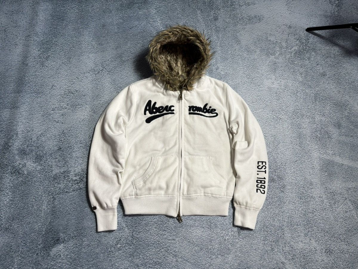 Abercrombie & Fitch Abercrombie & Fitch zip hoodie Y2K streetwear women's L size Size L / US 10 / IT 46 - 7 Thumbnail