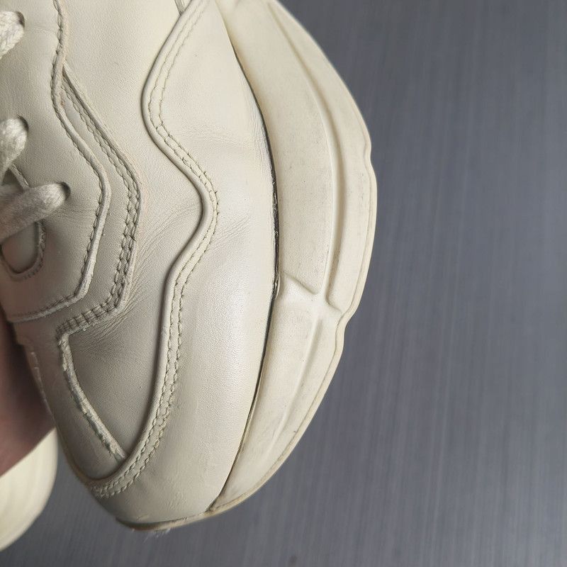 Gucci Gucci Rhyton Logo Dad Sneakers in Ivory - Size US 8.5 / EU 41-42 - 6 Thumbnail