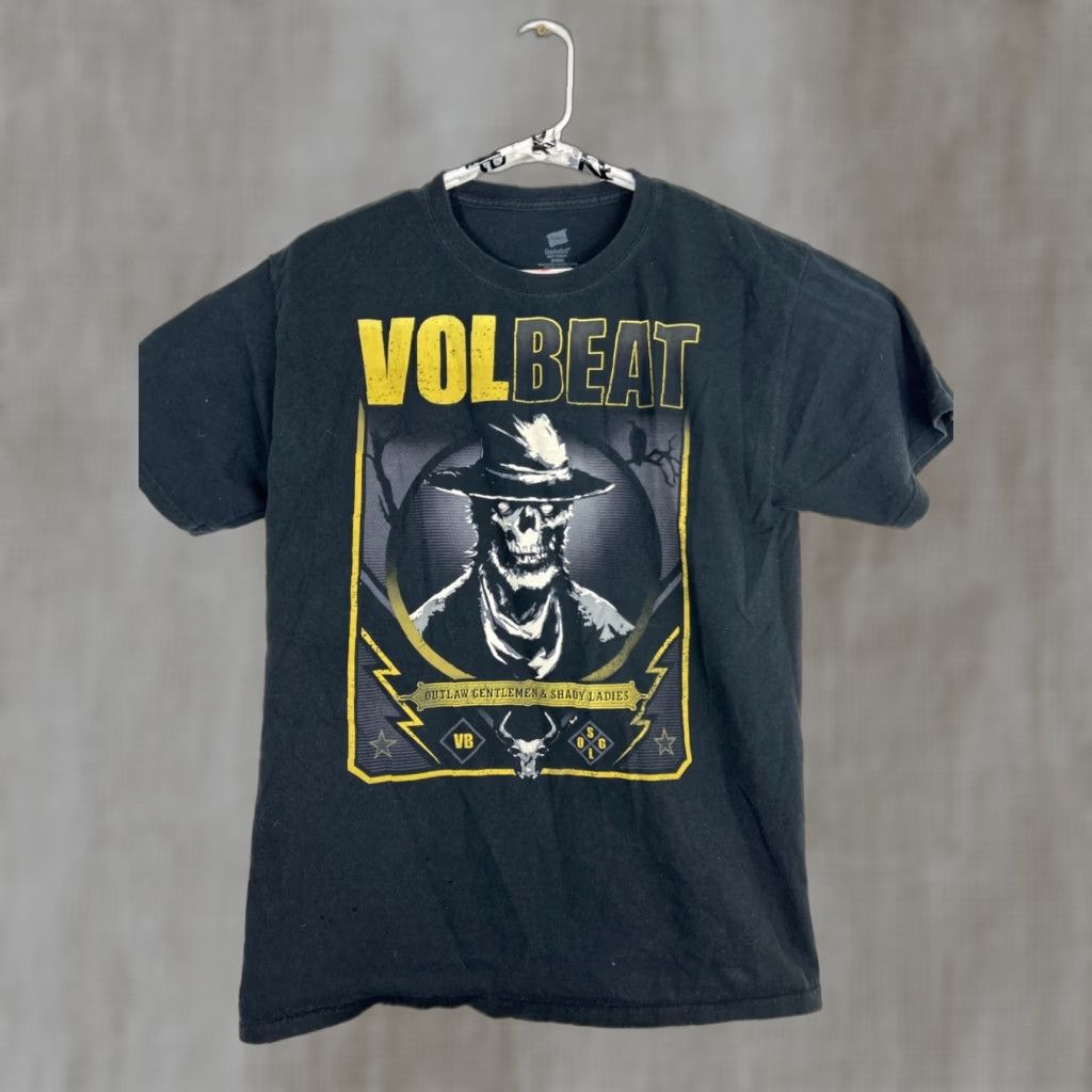 Hanes VINTAGE Volbeat Hanes T-Shirt Womens Medium Black Short Sleeve Size M / US 6-8 / IT 42-44 - 1 Thumbnail