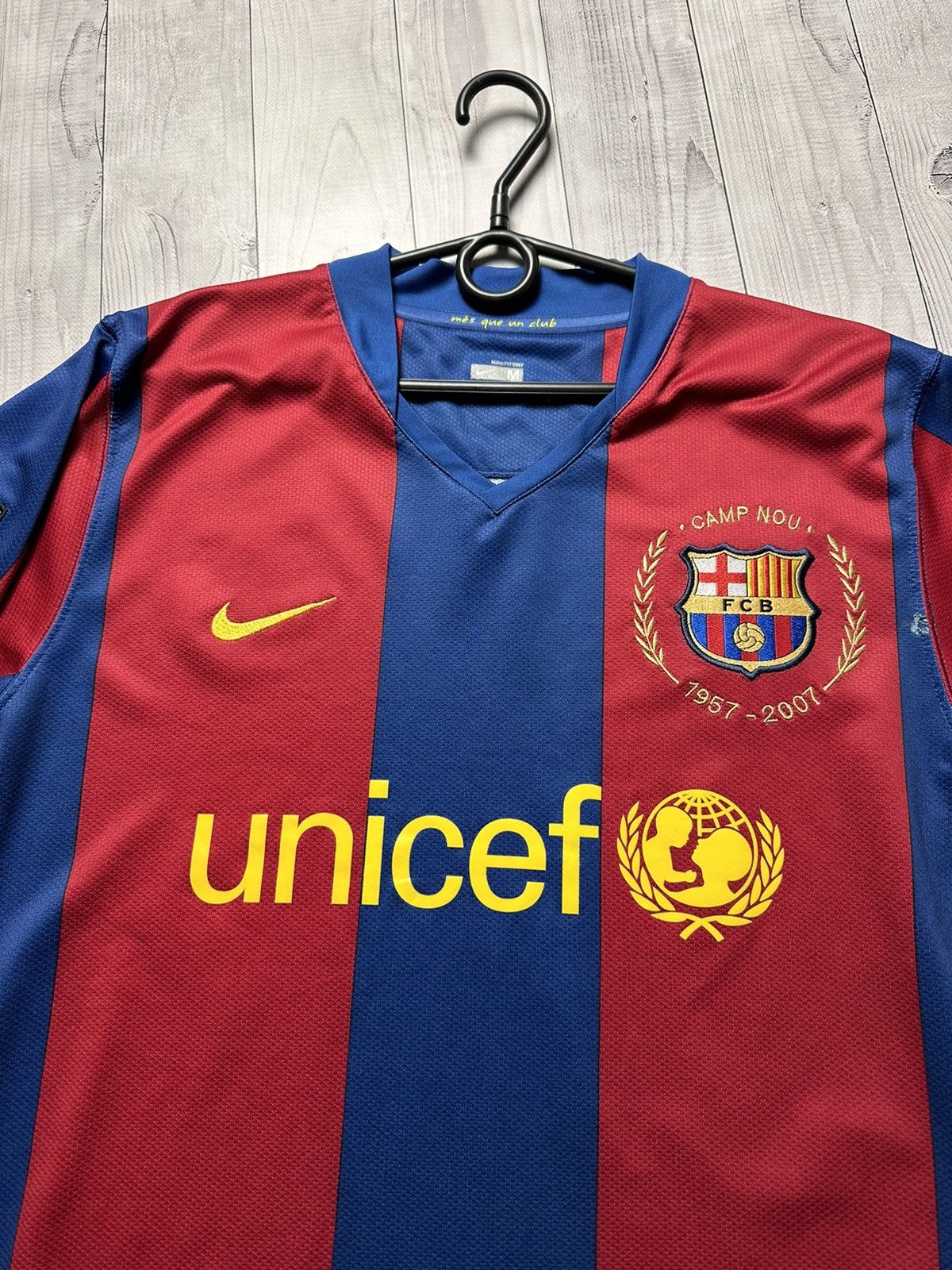 Nike × Vintage Vintage Nike Barcelona soccer jersey 150 years rare size M Size US M / EU 48-50 / 2 - 4 Thumbnail