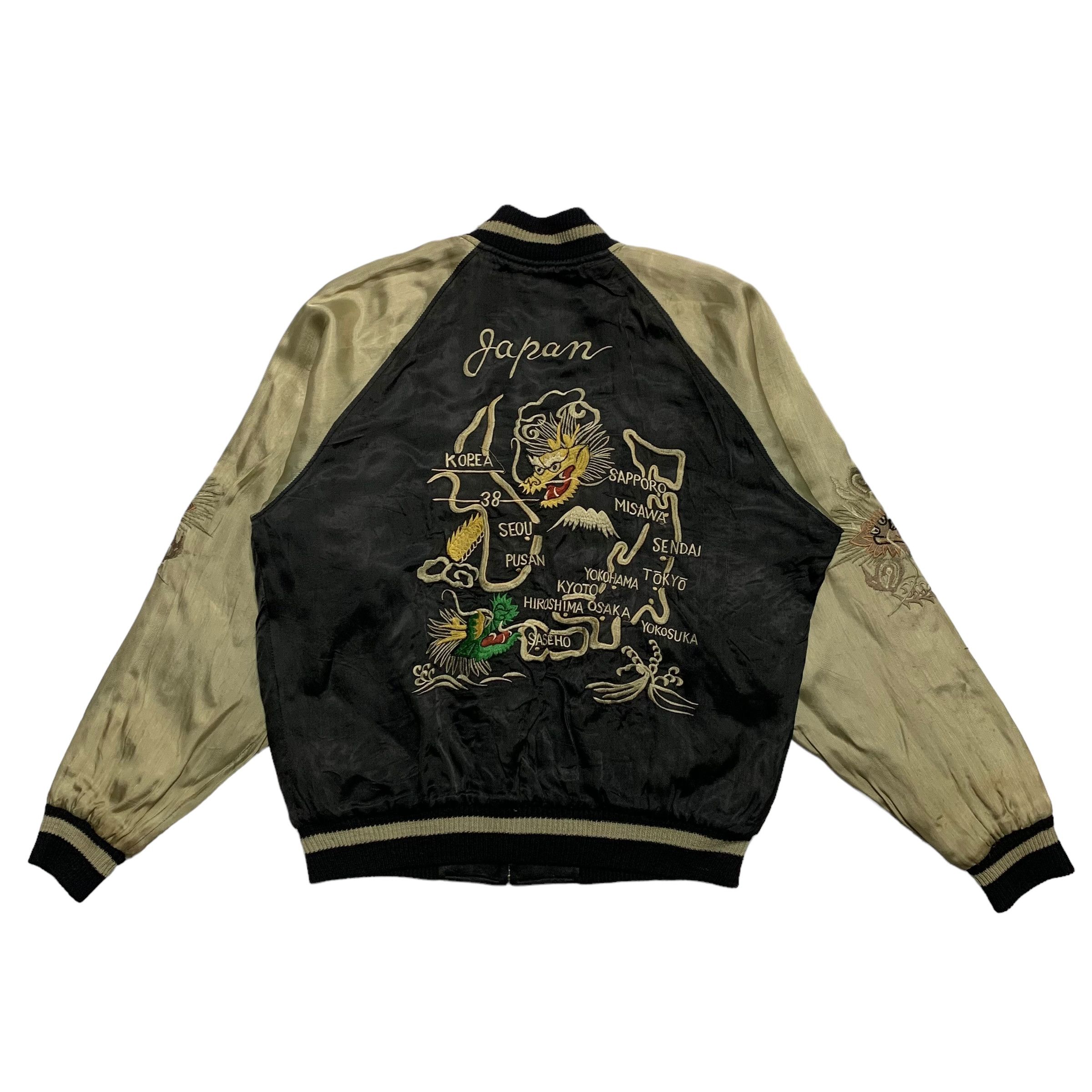 Japanese Brand Vintage 70s Japanese Brand Dragon Reversible Sukajan Jacket Size US M / EU 48-50 / 2 - 3 Thumbnail