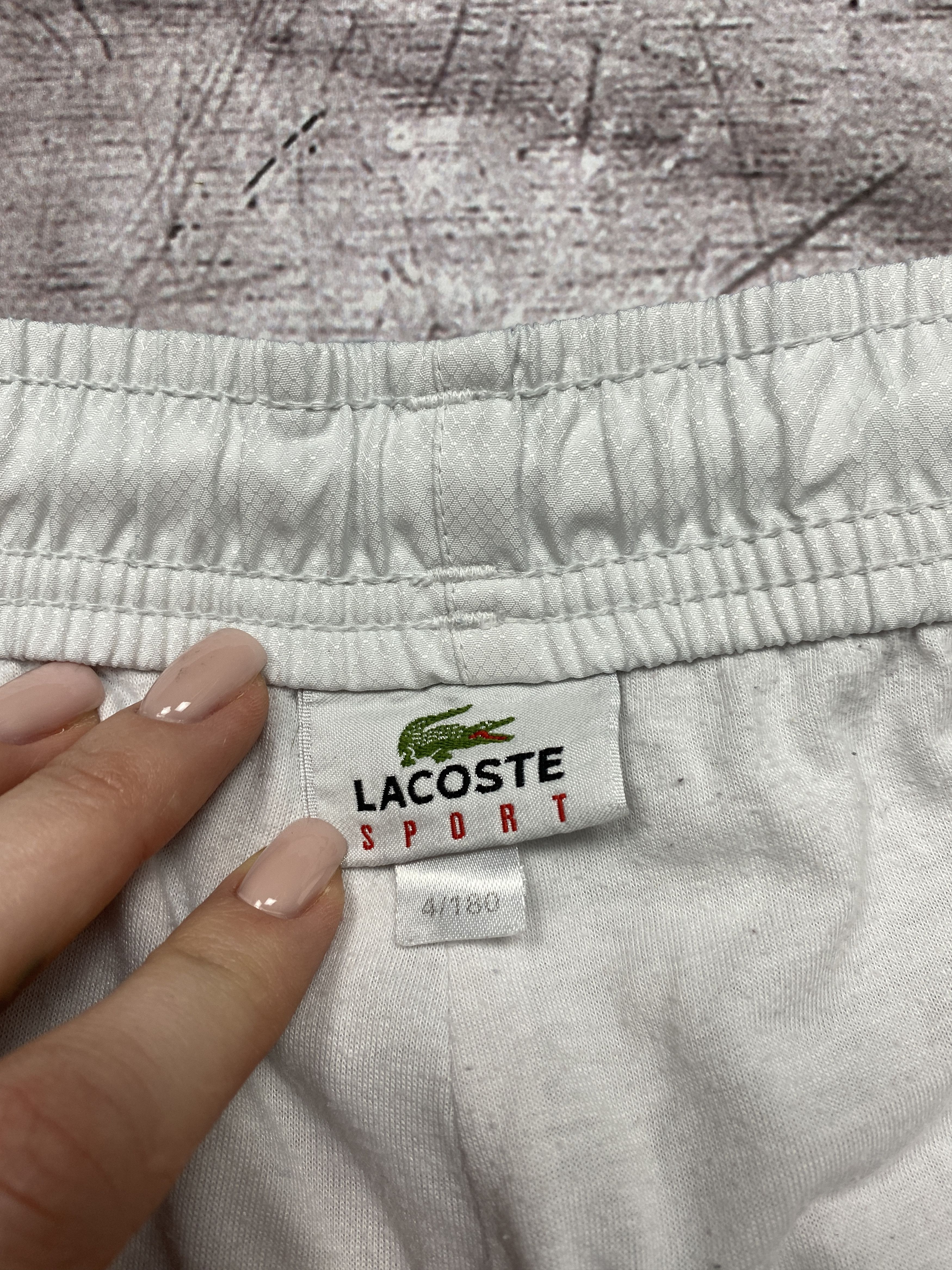Lacoste × Vintage Lacoste Vintage Mens Nylon Track Pants y2k Size US 34 / EU 50 - 6 Thumbnail
