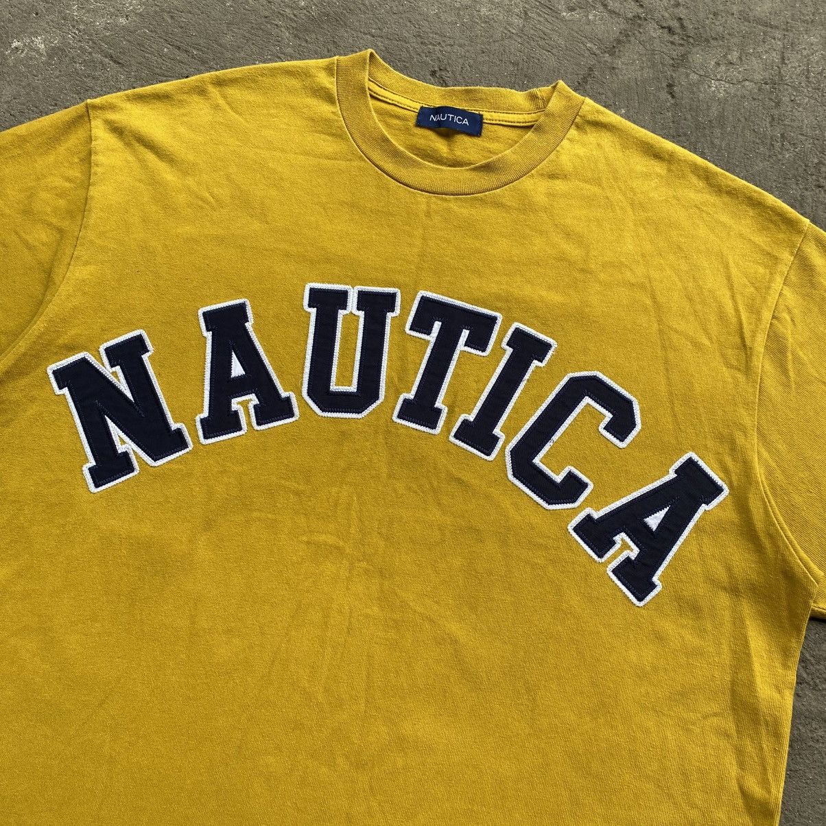Nautica Nautica Mustard Arc Logo Shirt Size US XXL / EU 58 / 5 - 4 Thumbnail