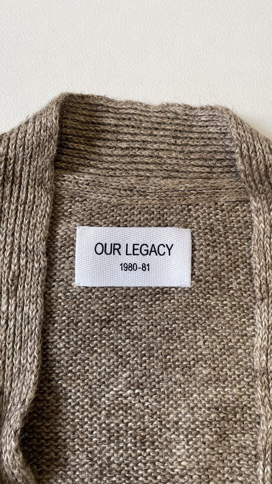 Our Legacy Late 2000s Marl Linen Cardigan Size US M / EU 48-50 / 2 - 4 Thumbnail