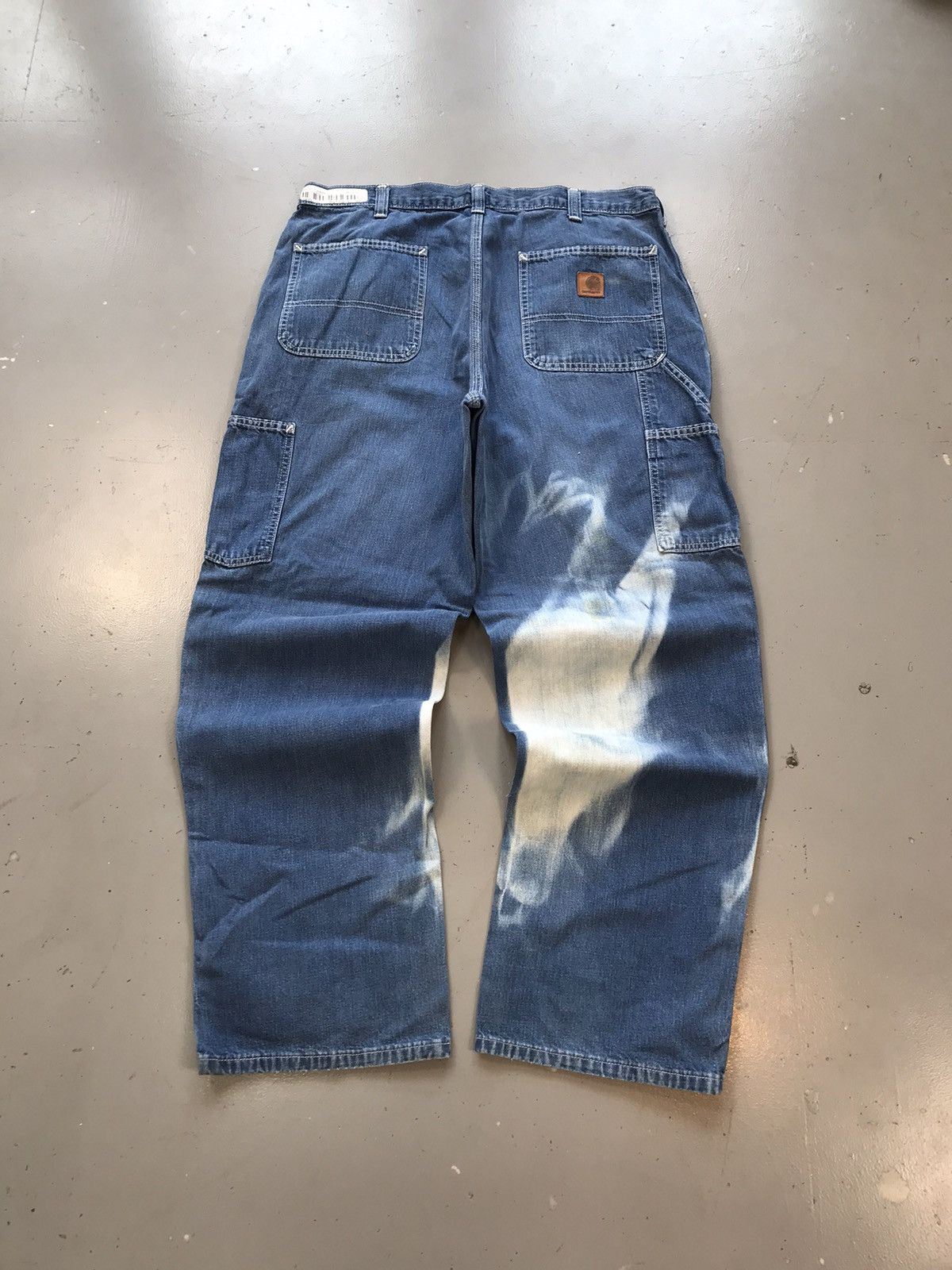 Carhartt × Vintage Vintage faded Carhartt carpenter denim Size US 36 / EU 52 - 7 Thumbnail