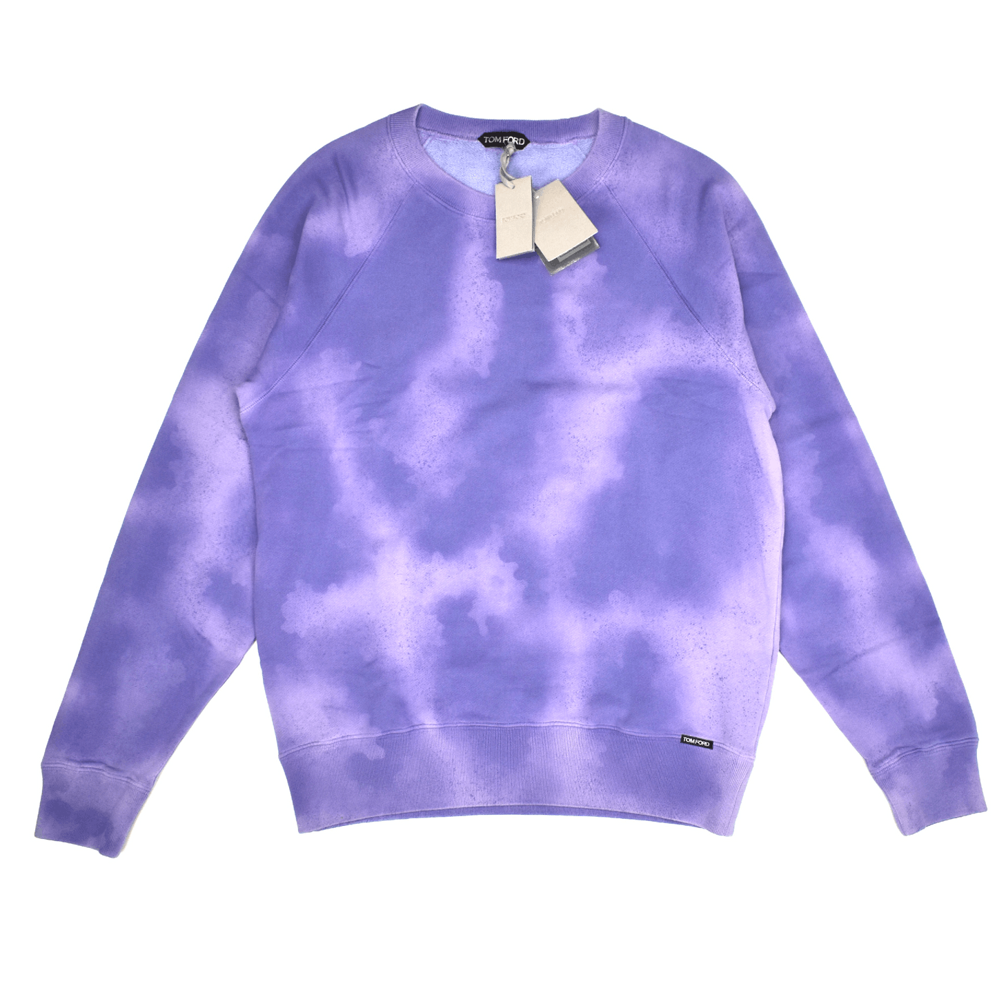 Tom Ford TOM FORD Artisinal Purple Fleece Crewneck Sweatshirt Size US M / EU 48-50 / 2 - 1 Thumbnail