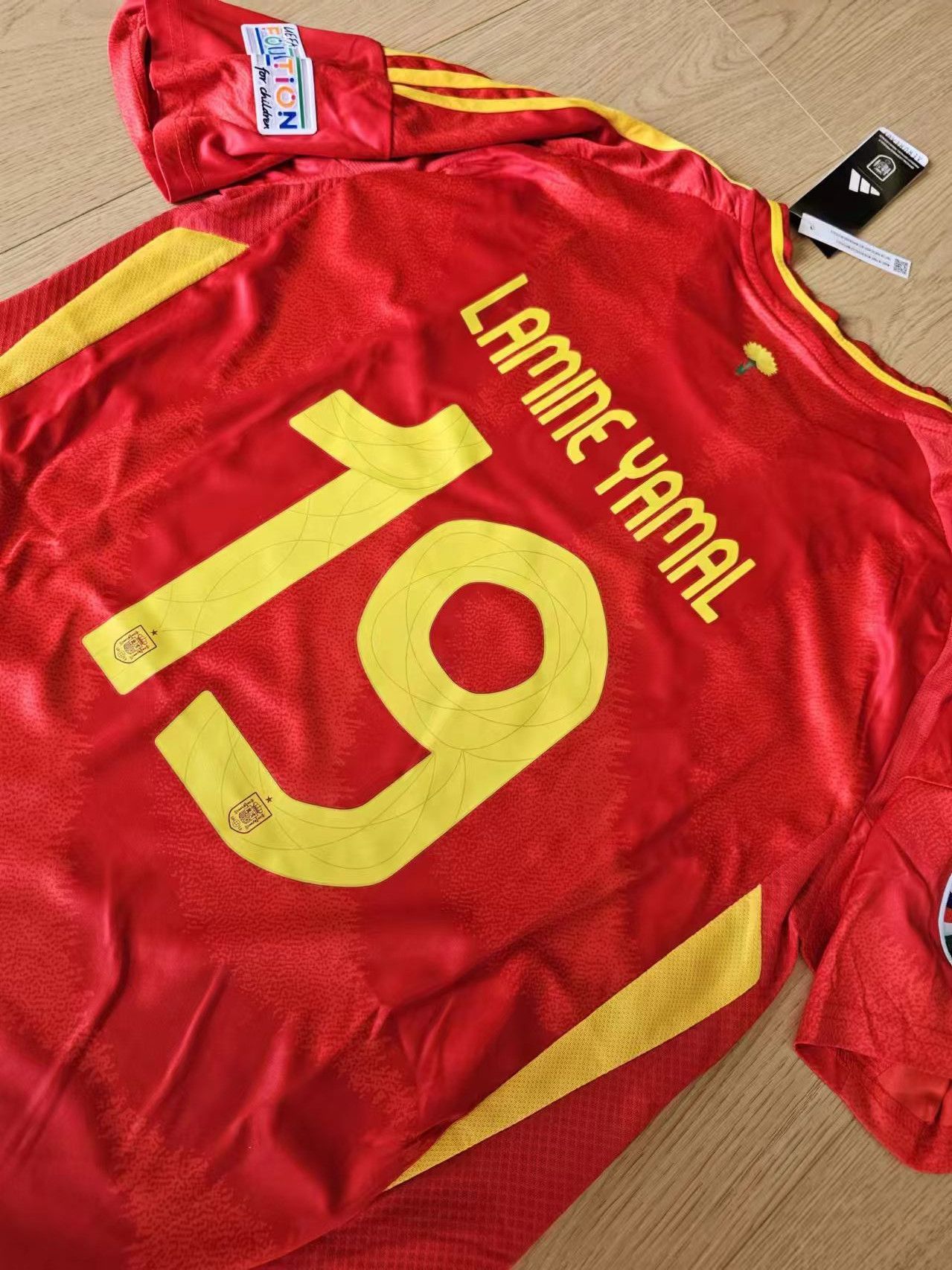 Other Spain #19 Yamal Jersey Home L Size US L / EU 52-54 / 3 - 4 Thumbnail
