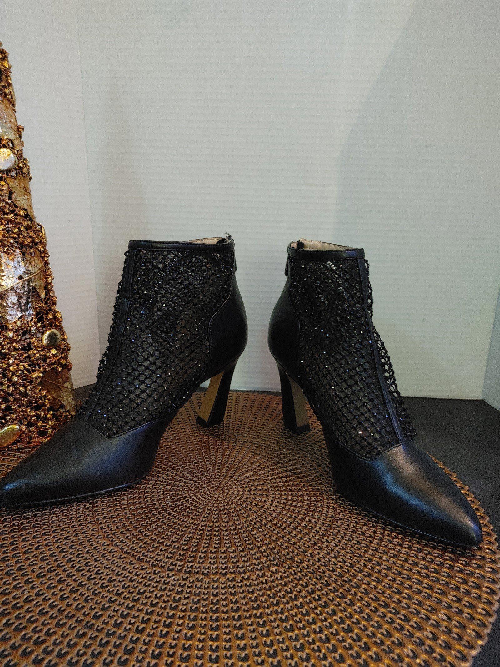 Designer Adrienne Vittadini Nisa Mesh Ankle Boots Size 8.5M Size US 8.5 / IT 38.5 - 4 Thumbnail
