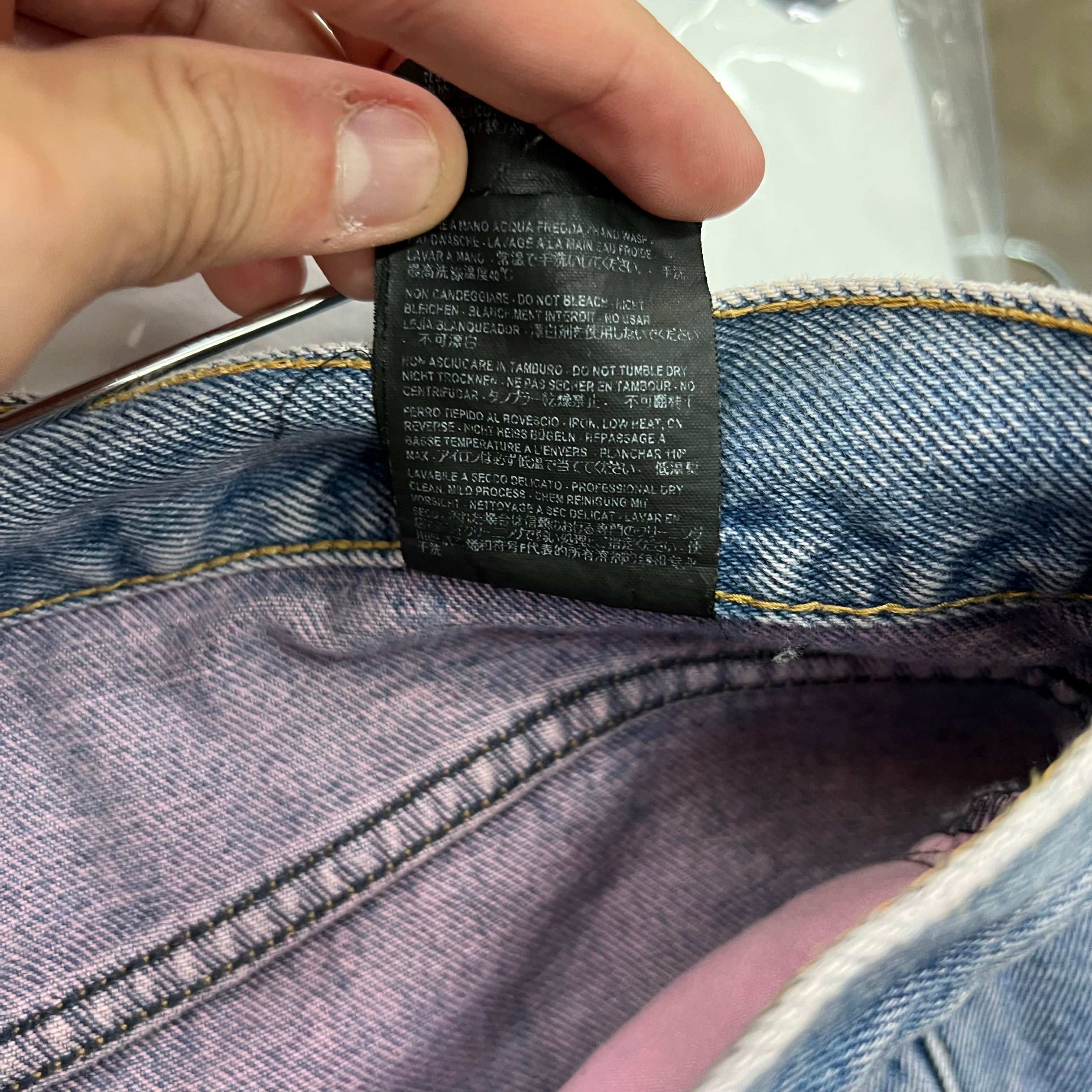 Balenciaga Balenciaga Pink Wash Straight Leg Denim Jeans - Size 31 Size US 31 - 9 Thumbnail