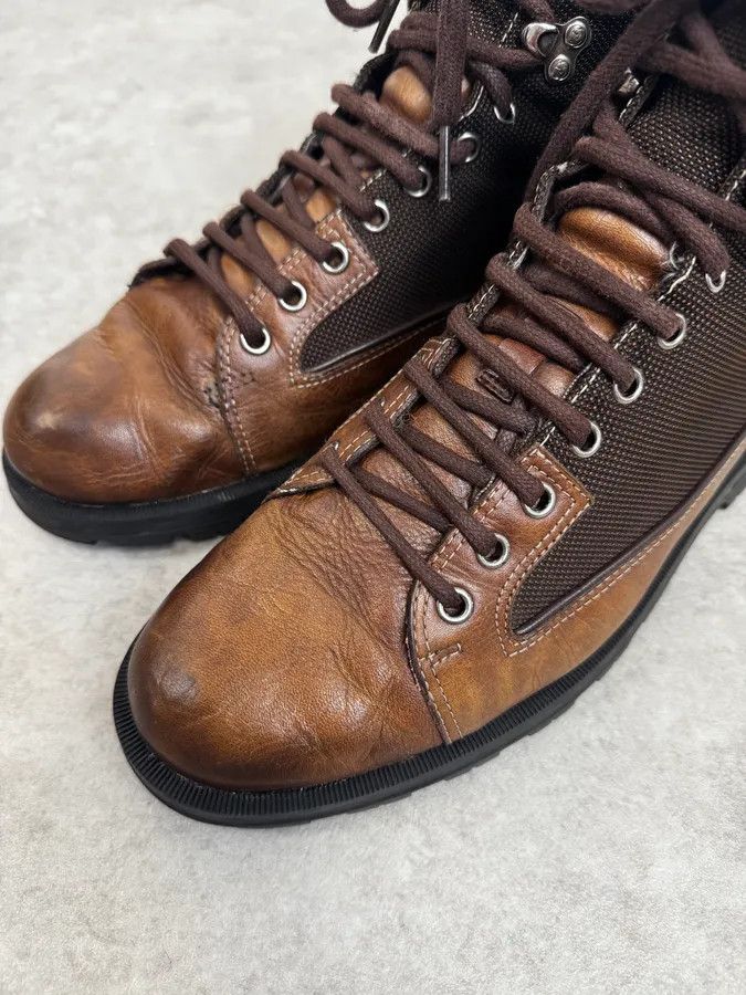 Gucci 2000s Gucci Brown Hybrid Leather Hiking Boots Size US 8 / EU 41 - 5 Thumbnail