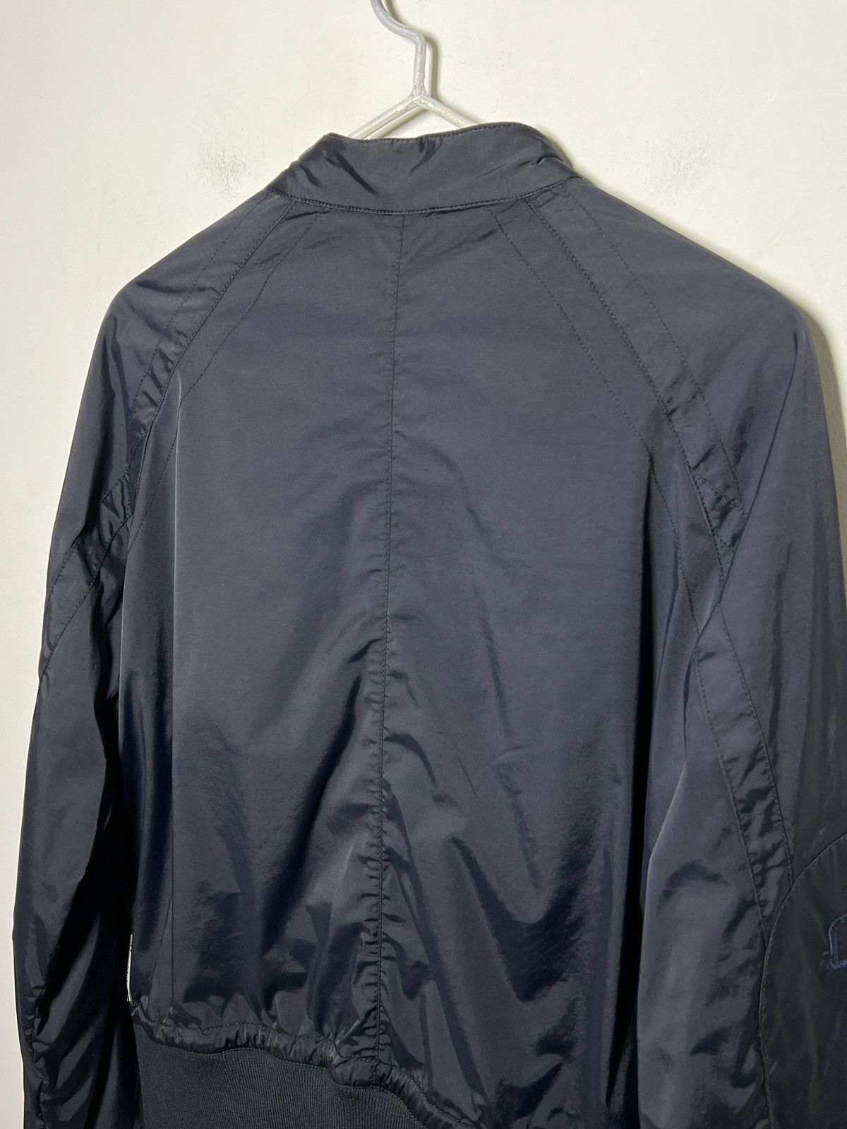 armani y2k multi pocket tech bomber jacket