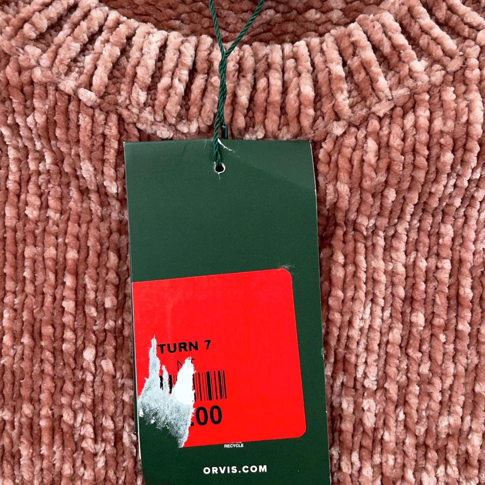 Orvis Orvis Chenille Sweater Women Small Pink Velour Cozy Soft Relaxed Fit Long Sleeve Raglan Sleeve Pullover Knit Casual Fall Winter Size S / US 4 / IT 40 - 5 Thumbnail