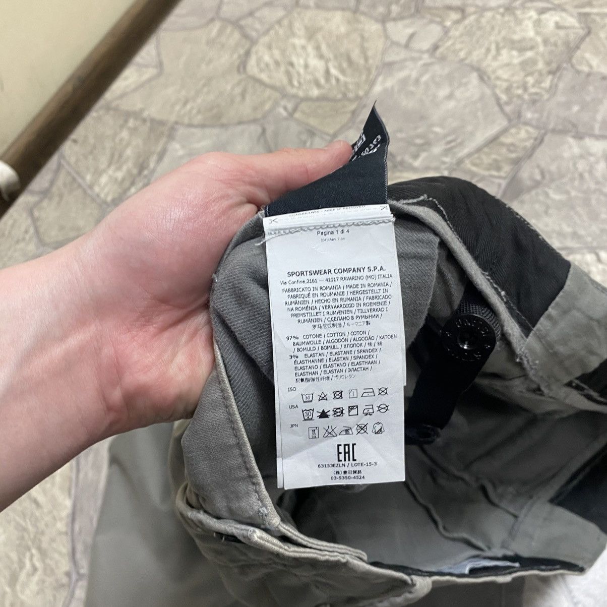 Stone Island Vintage Stone Island Cargo Pants Size US 33 - 14 Thumbnail