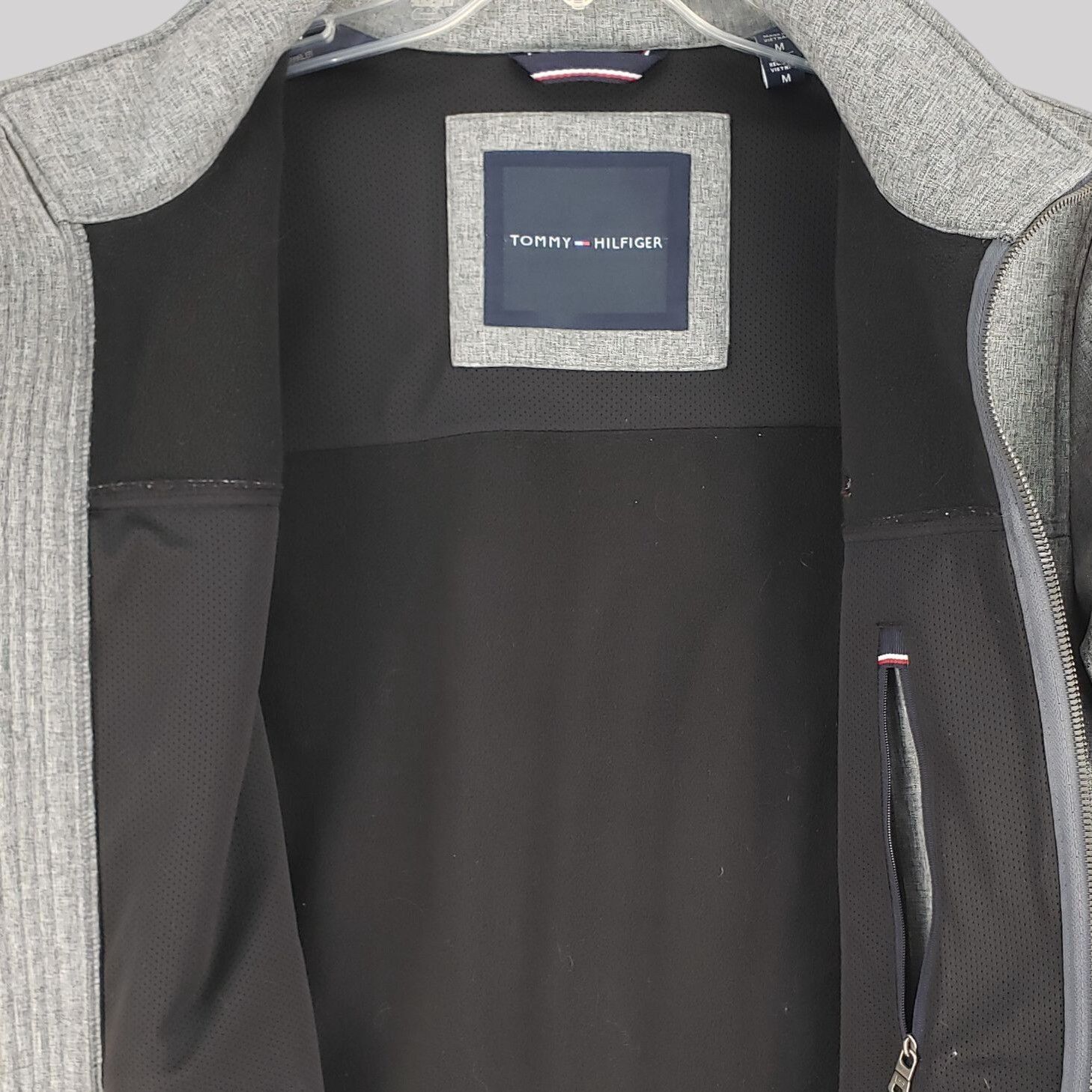Tommy Hilfiger Tommy Hilfiger Mens Gray Full-Zip Windbreaker Jacket M Size US M / EU 48-50 / 2 - 3 Thumbnail