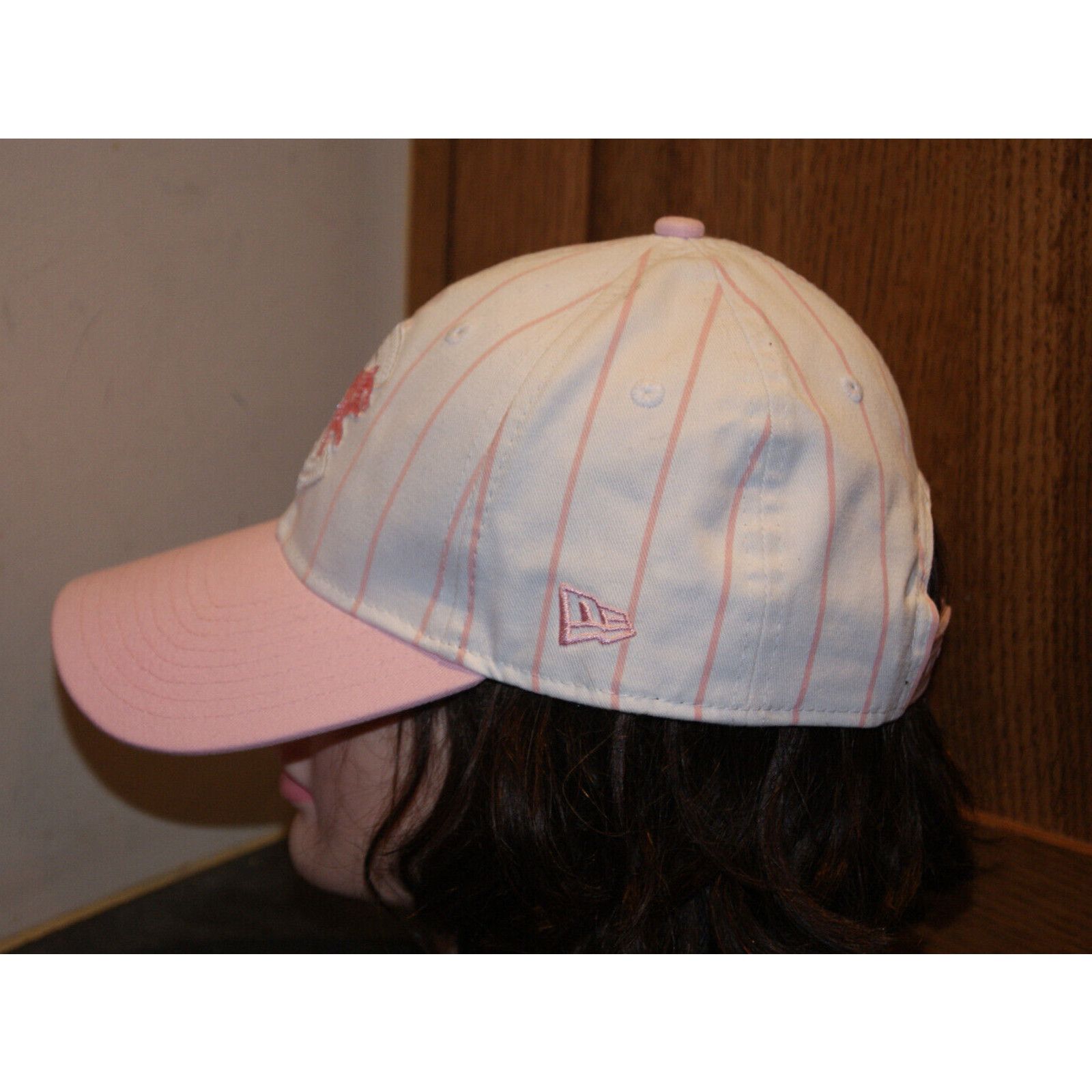 New Era Chicago Cubs Womens White Pink Logo Snapback Hat Cap New Era Size ONE SIZE - 4 Thumbnail