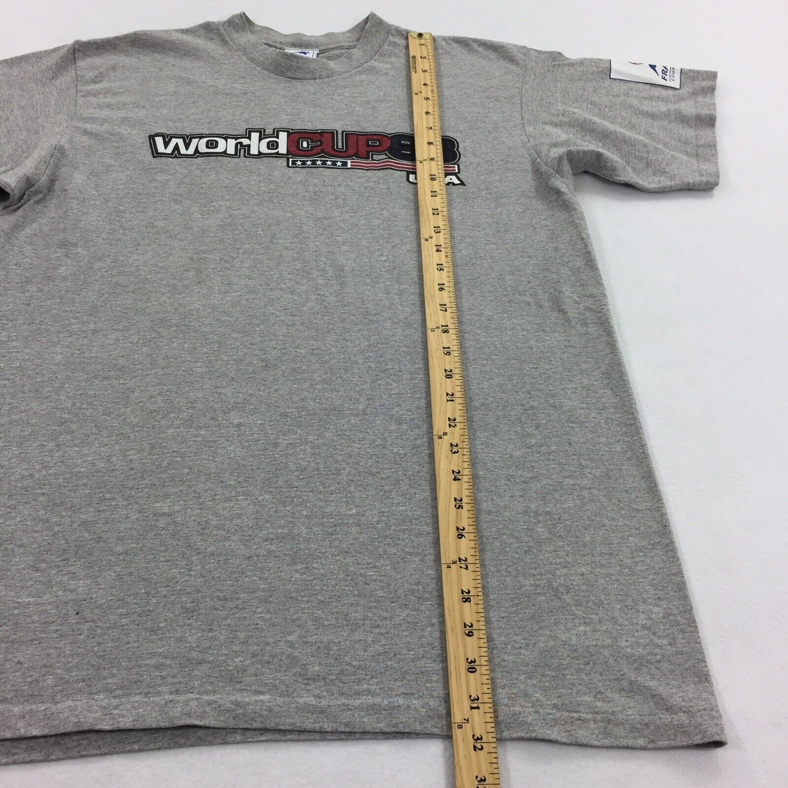 Vintage Vintage 1998 World Cup 88 USA Single Stitch T-Shirt XL Grey Size US XL / EU 56 / 4 - 8 Thumbnail