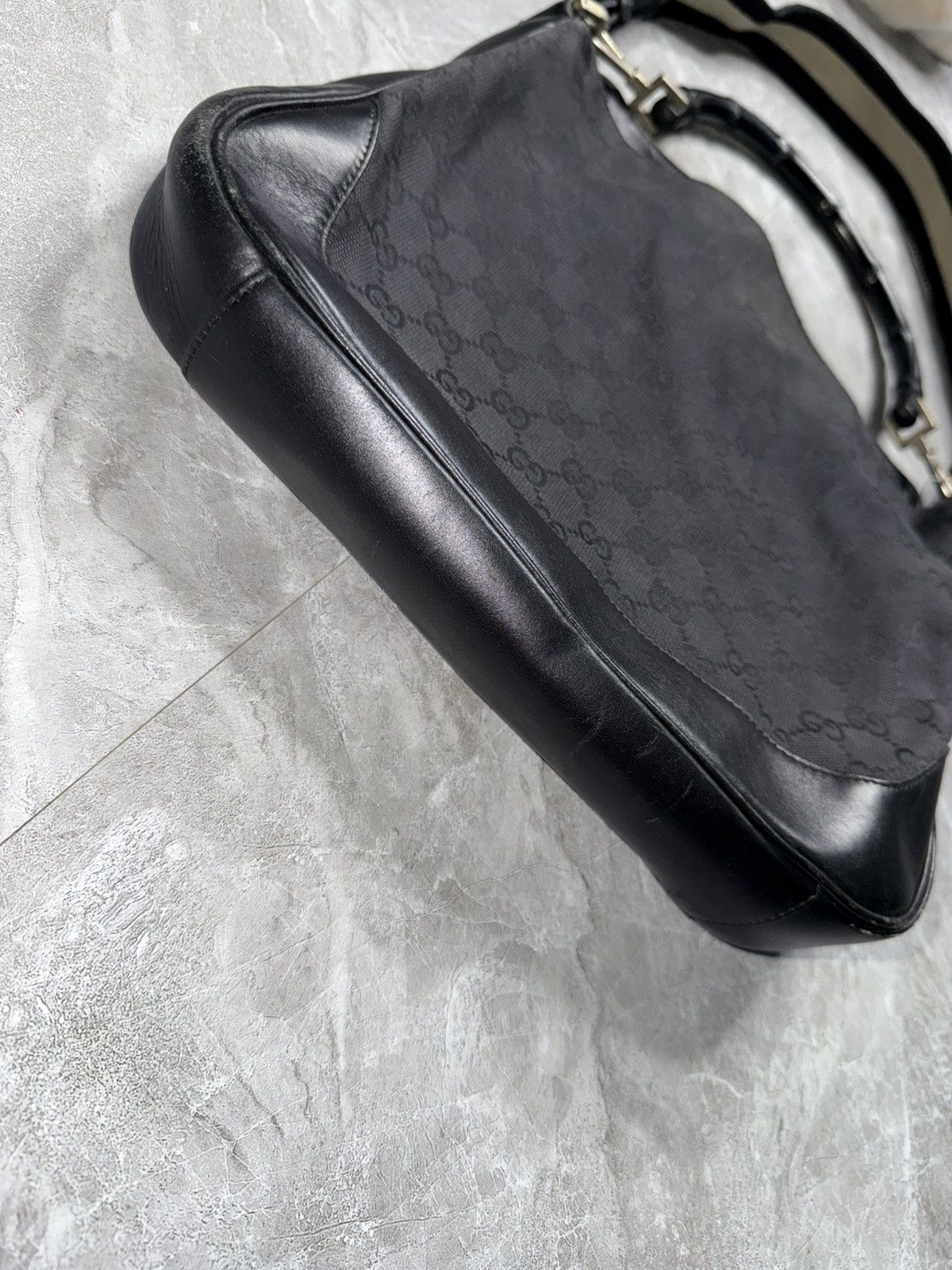 Gucci Gucci By Tomford 2 Way Bamboo Handle Monogram Bag Size ONE SIZE - 6 Thumbnail