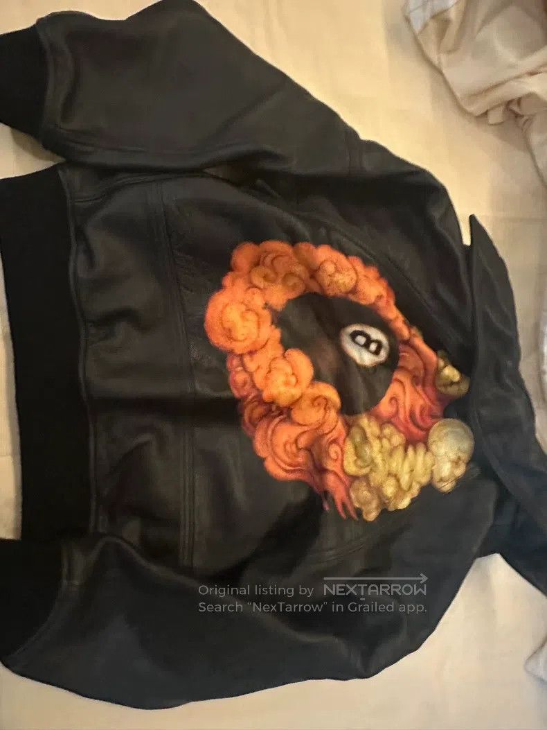 Schott Schott Co-branded black eight leather jacket jacket Size US S / EU 44-46 / 1 - 1 Thumbnail