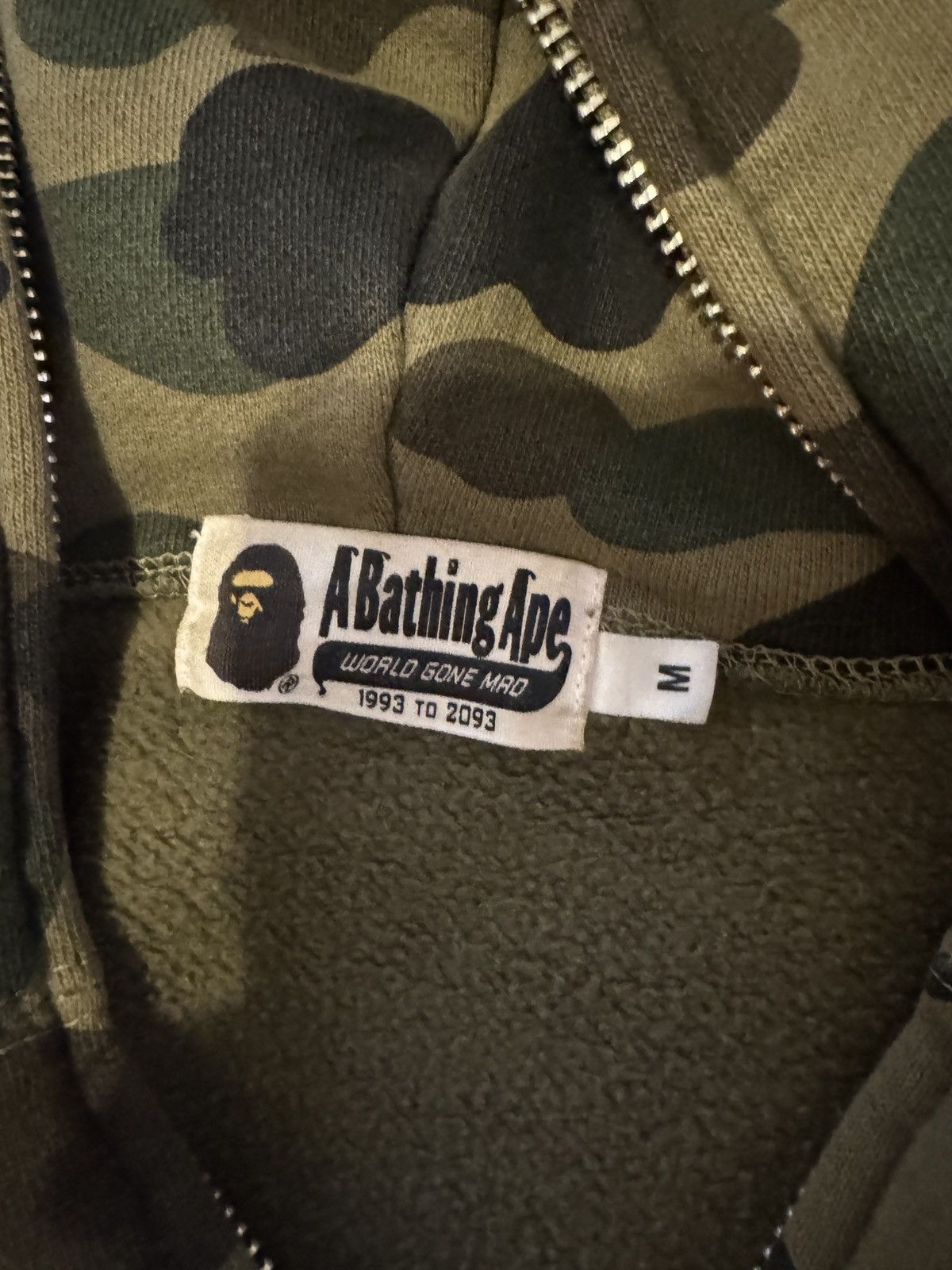 Bape Bape Camo Zip Up Hoodie Size US M / EU 48-50 / 2 - 3 Thumbnail