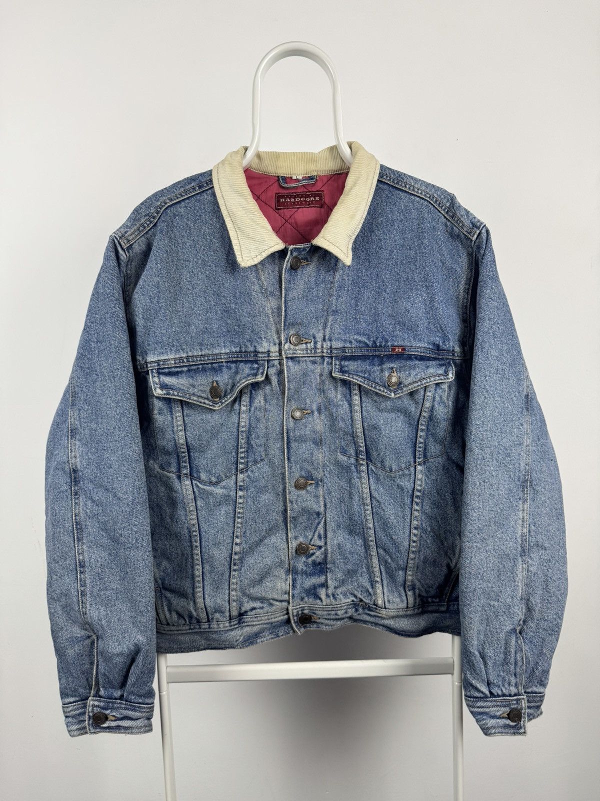 Vintage Vintage Essential Hardcore Jeanswear Trucker Denim Jacket Size US L / EU 52-54 / 3 - 1 Thumbnail