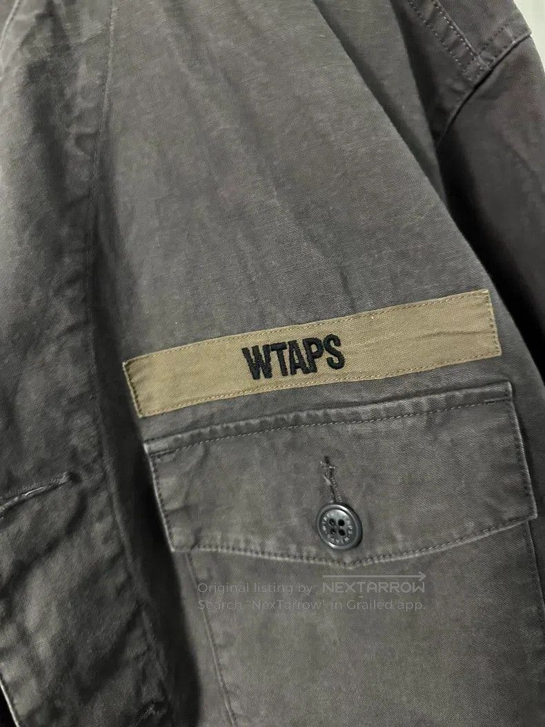 Wtaps Wtaps Long-sleeved collarless single pocket shirt Size US M / EU 48-50 / 2 - 6 Thumbnail