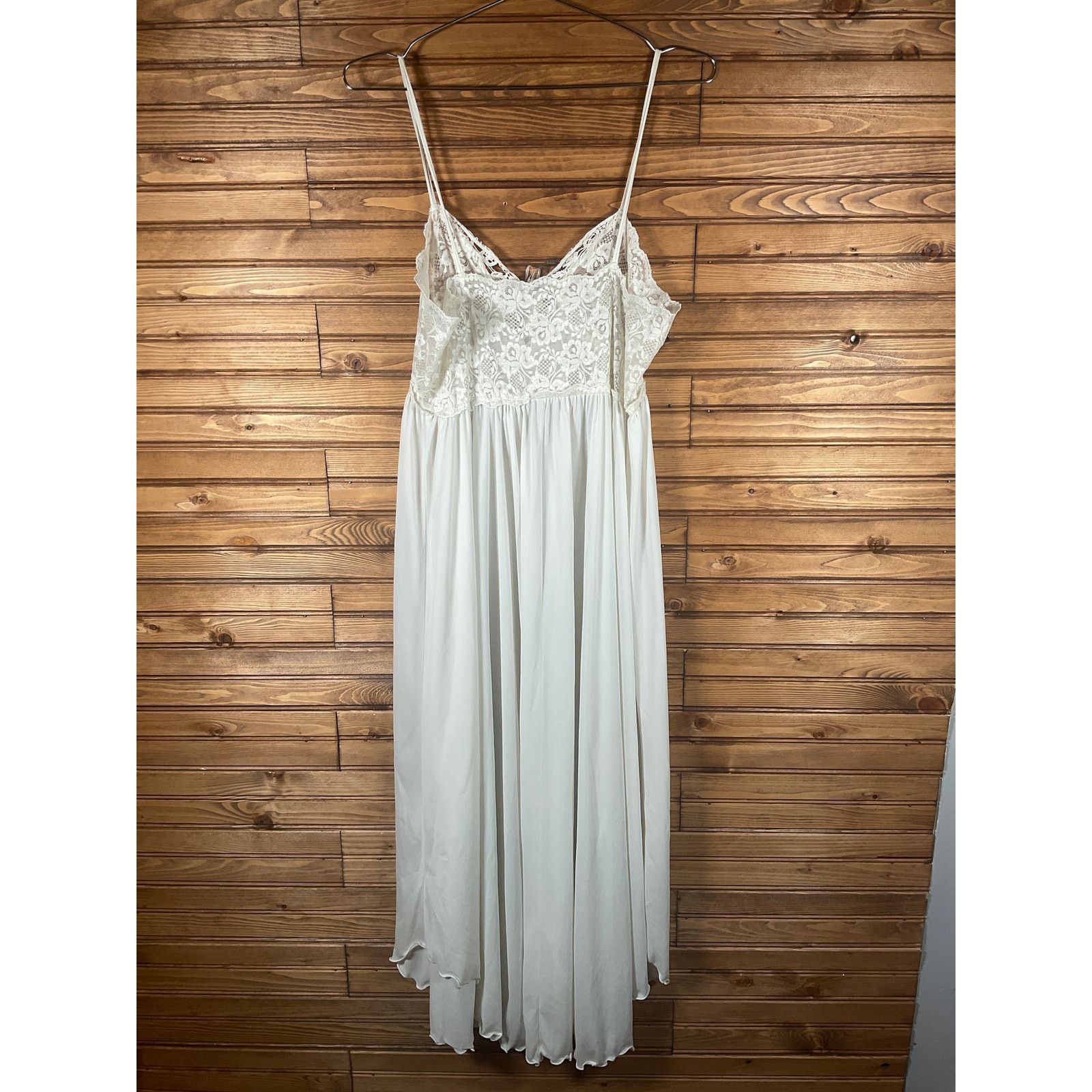 Other Chiffon Petites Vintage Sleepwear Lace Flower Ribbon Center Size M / US 6-8 / IT 42-44 - 2 Thumbnail