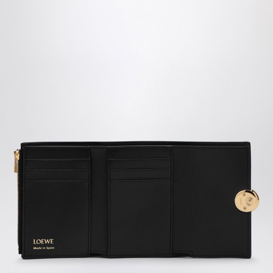 Loewe o1d2blof0824 Size: OS / Leather Pebble Small Wallet in Black Size ONE SIZE - 2 Thumbnail