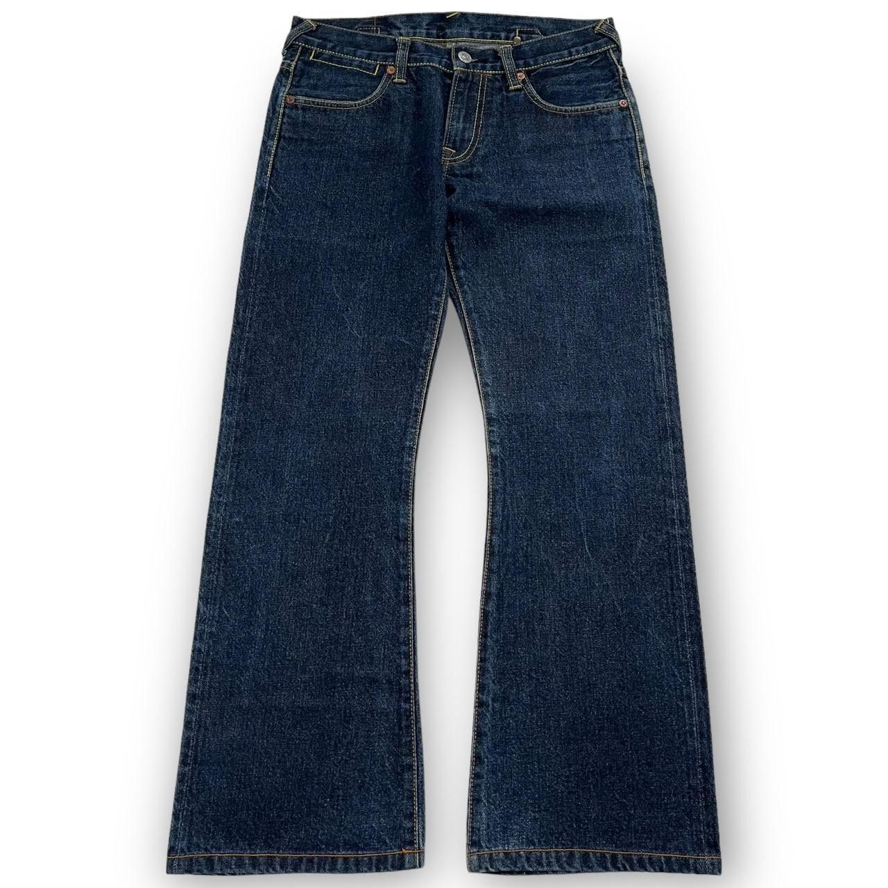 Evisu Evisu Women's Blue and Pink Jeans Size 29" - 3 Thumbnail