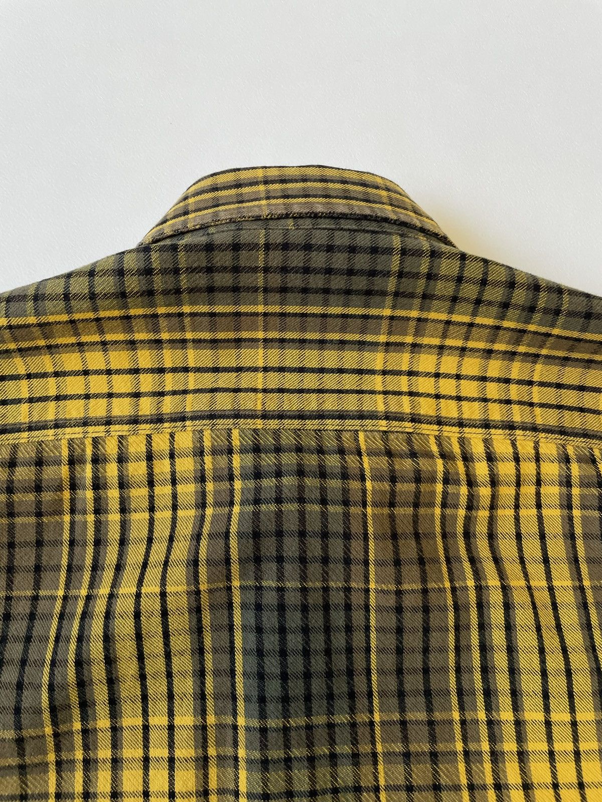 Our Legacy Yellow/Black Check Utility Boxy Shirt Size US L / EU 52-54 / 3 - 12 Thumbnail