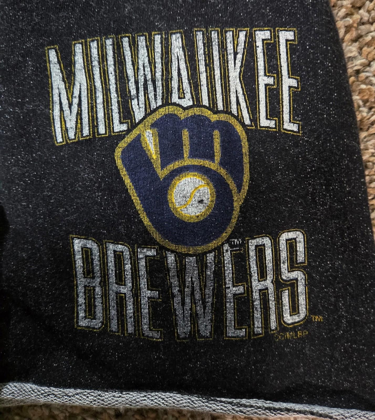 Designer Concepts Sport Milwaukee Brewers Shorts Medium Drawstring Size US 32 / EU 48 - 3 Thumbnail