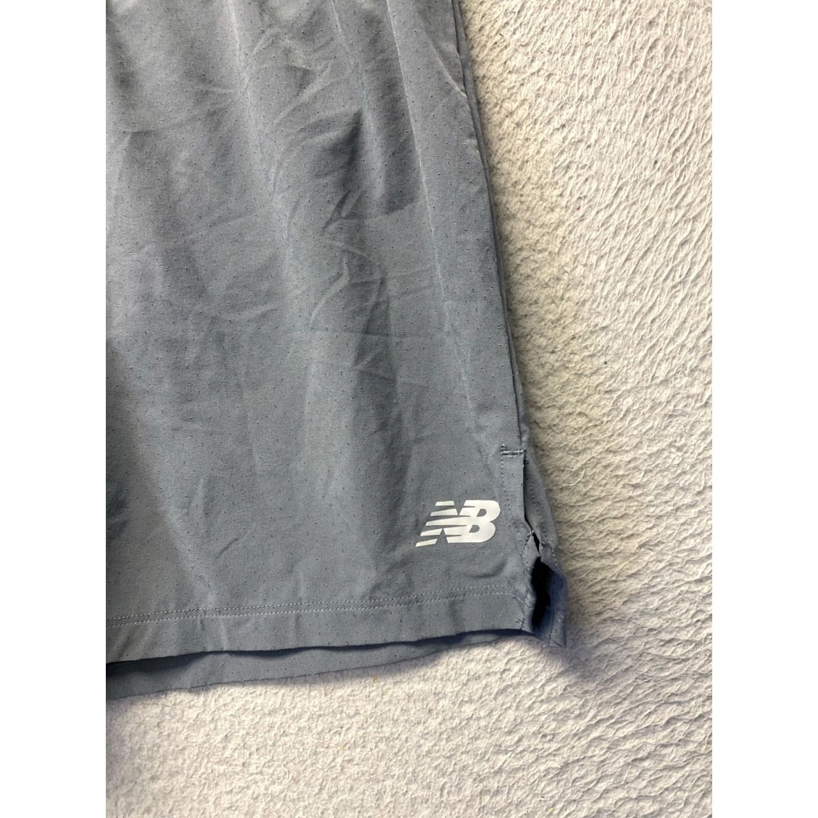 New Balance New Balance Mens S Gray Sports Brief Athletic Drawstring Lined 5 in Inseam XP Regular Polyester Briefs Mens Gray Sports Theme 90s (if applicable) Size US 36 / EU 52 - 2 Thumbnail